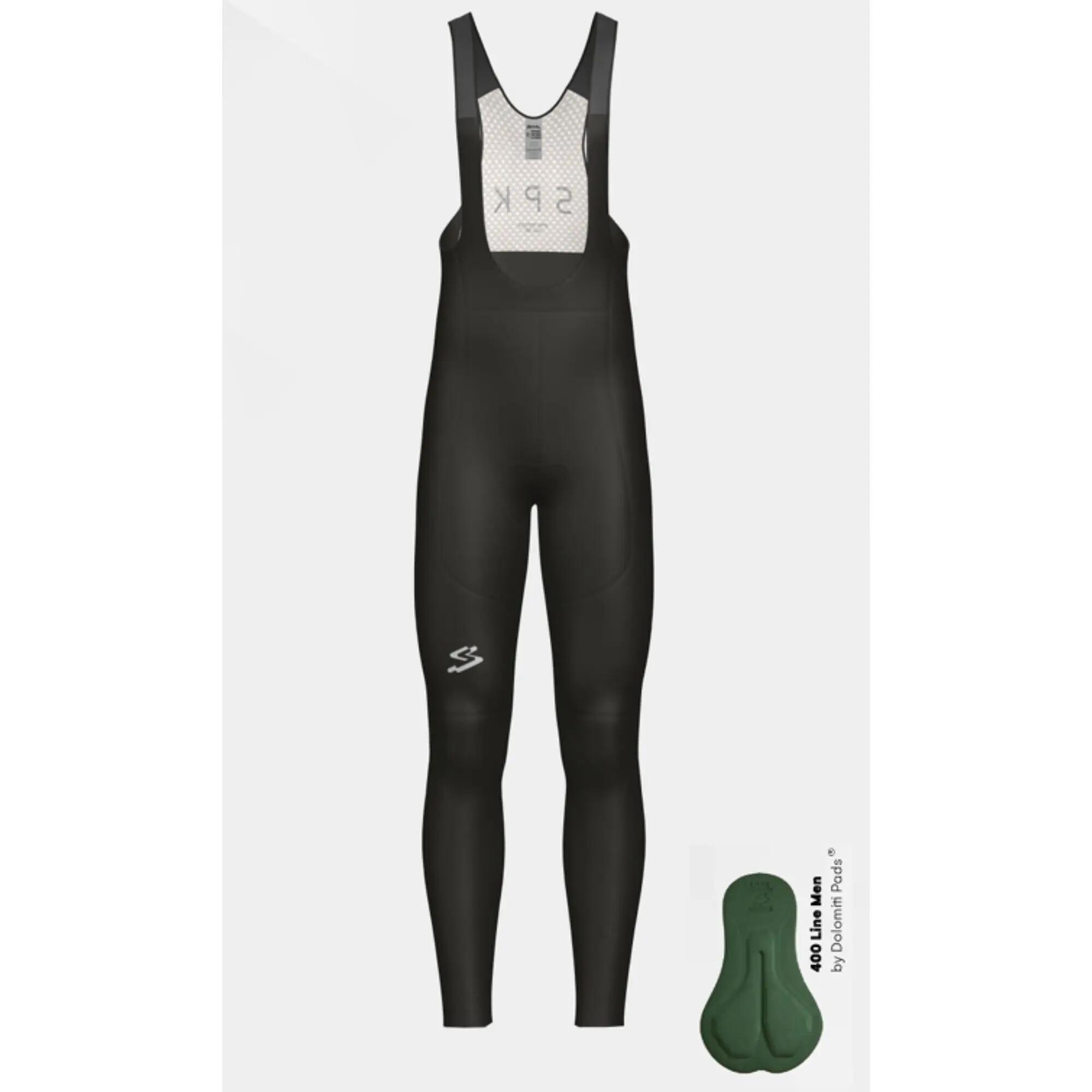 Culotte ciclismo largo tirantes Spiuk Dec Negro 5/5