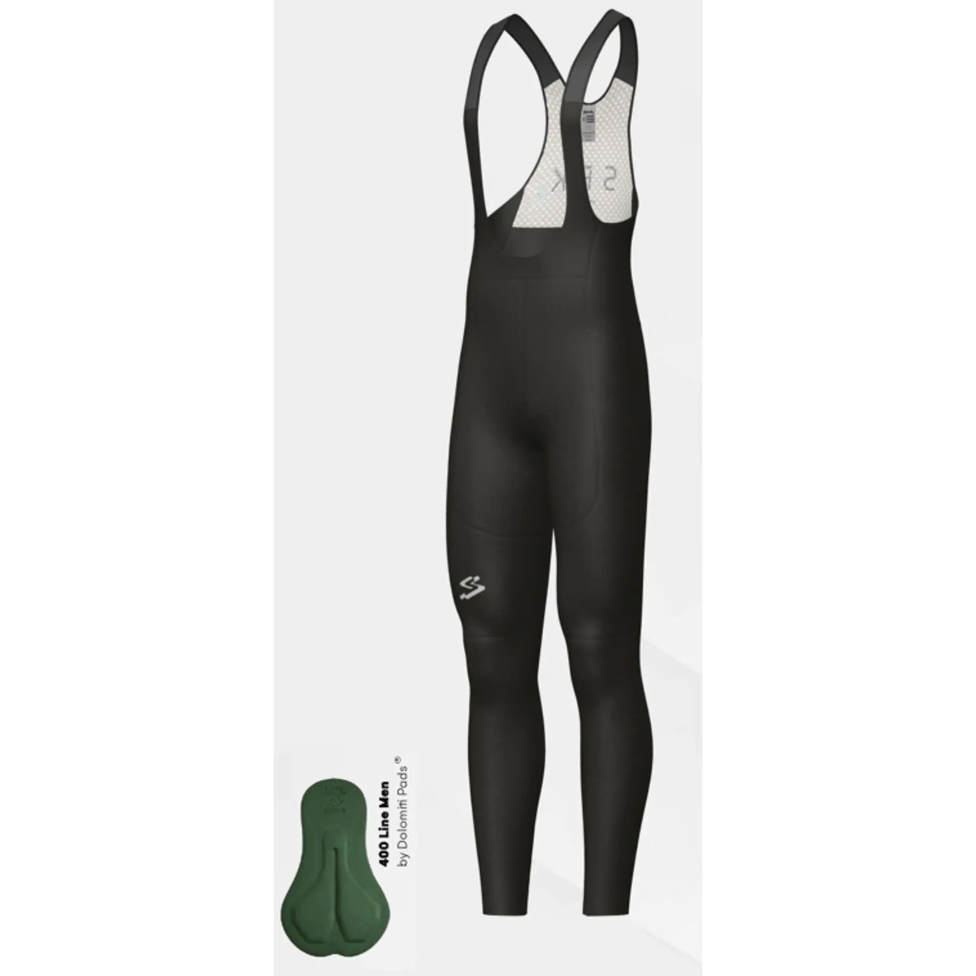 Culotte ciclismo largo tirantes Spiuk Dec Negro 4/5