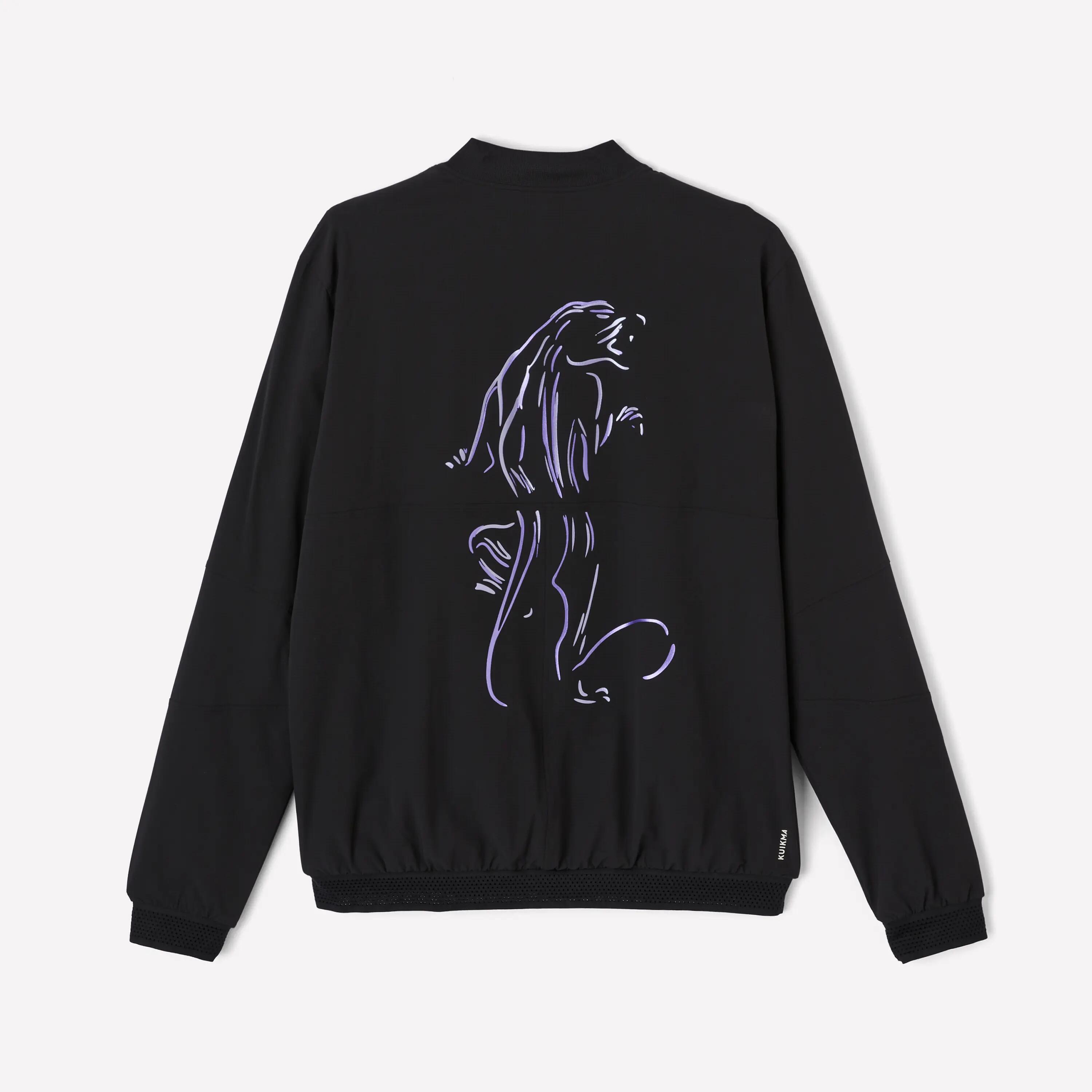 Veste de tennis édition limitée Gaël Monfils homme, TJA violet noir 2/2