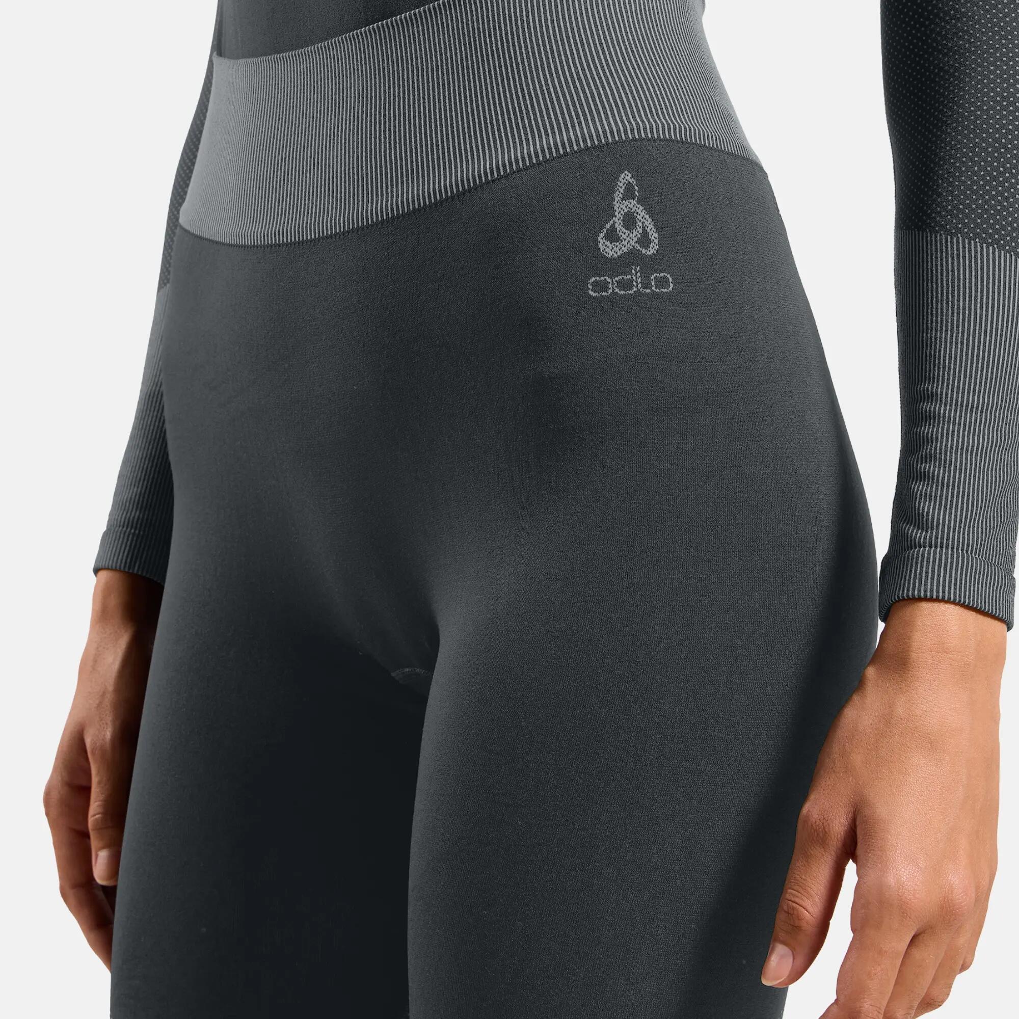 Calças Térmicas de Ski Mulher Odlo Performance Warm Cinzento 2/9