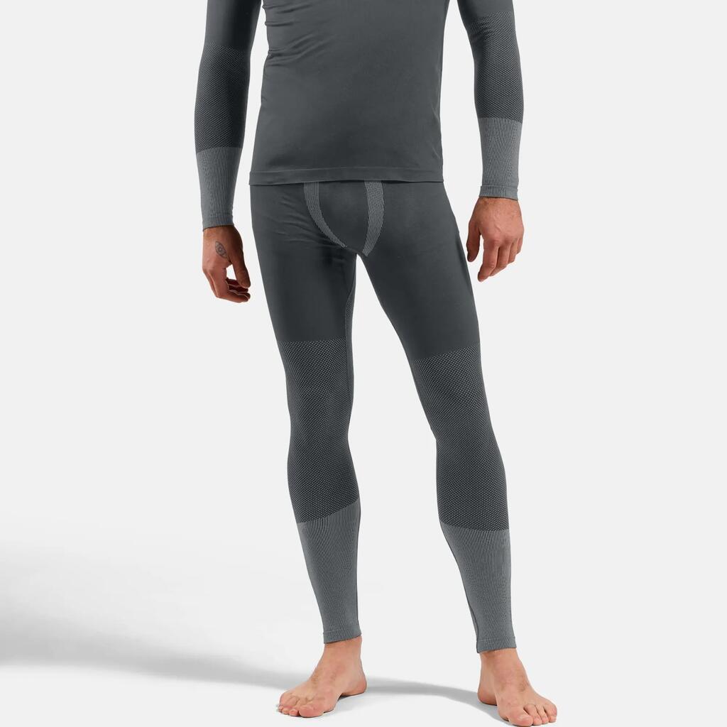 Men’s thermal base layer, ODLO Performance Warm Bottoms - Grey