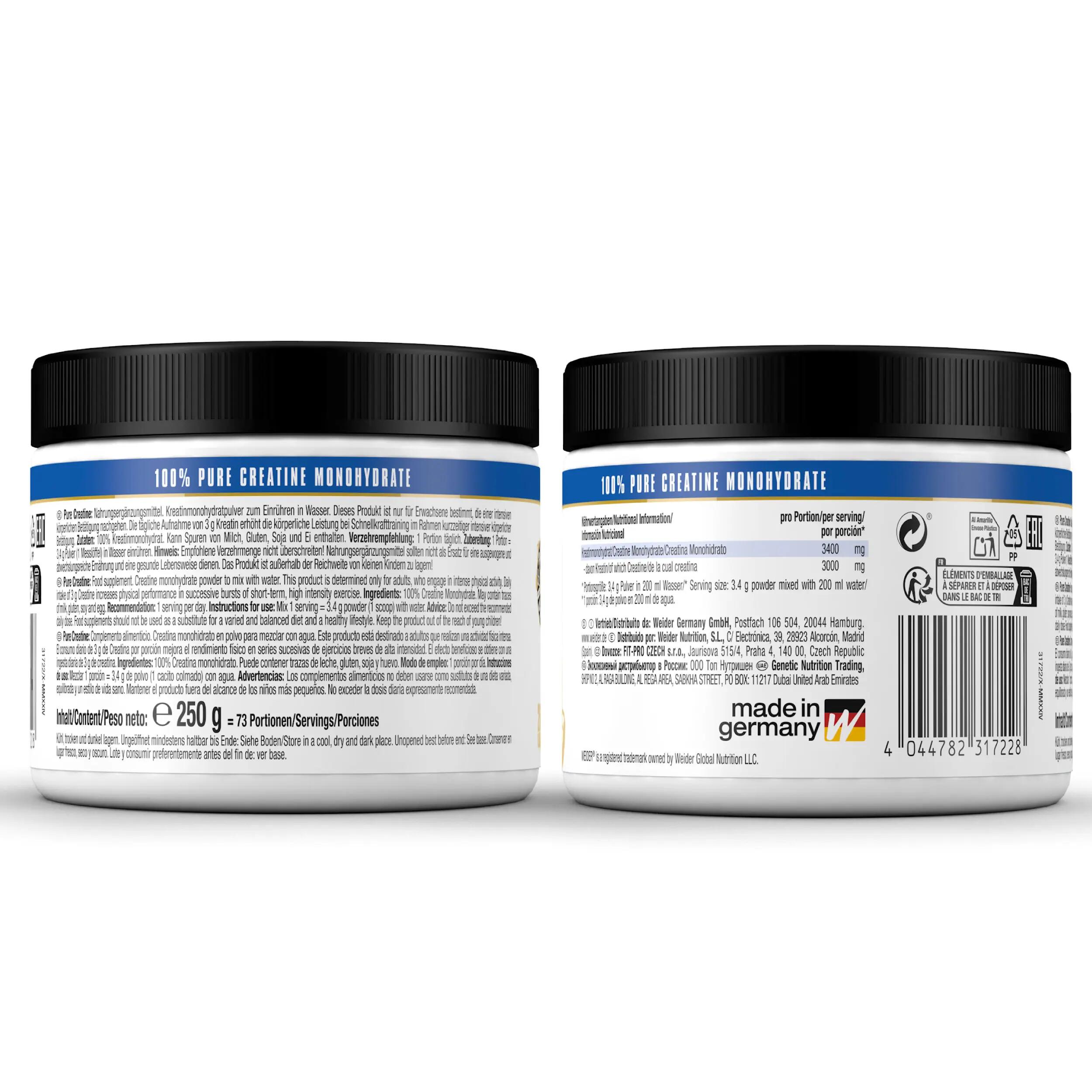 Créatine monohydrate Creapure® goût neutre 250g 2/2