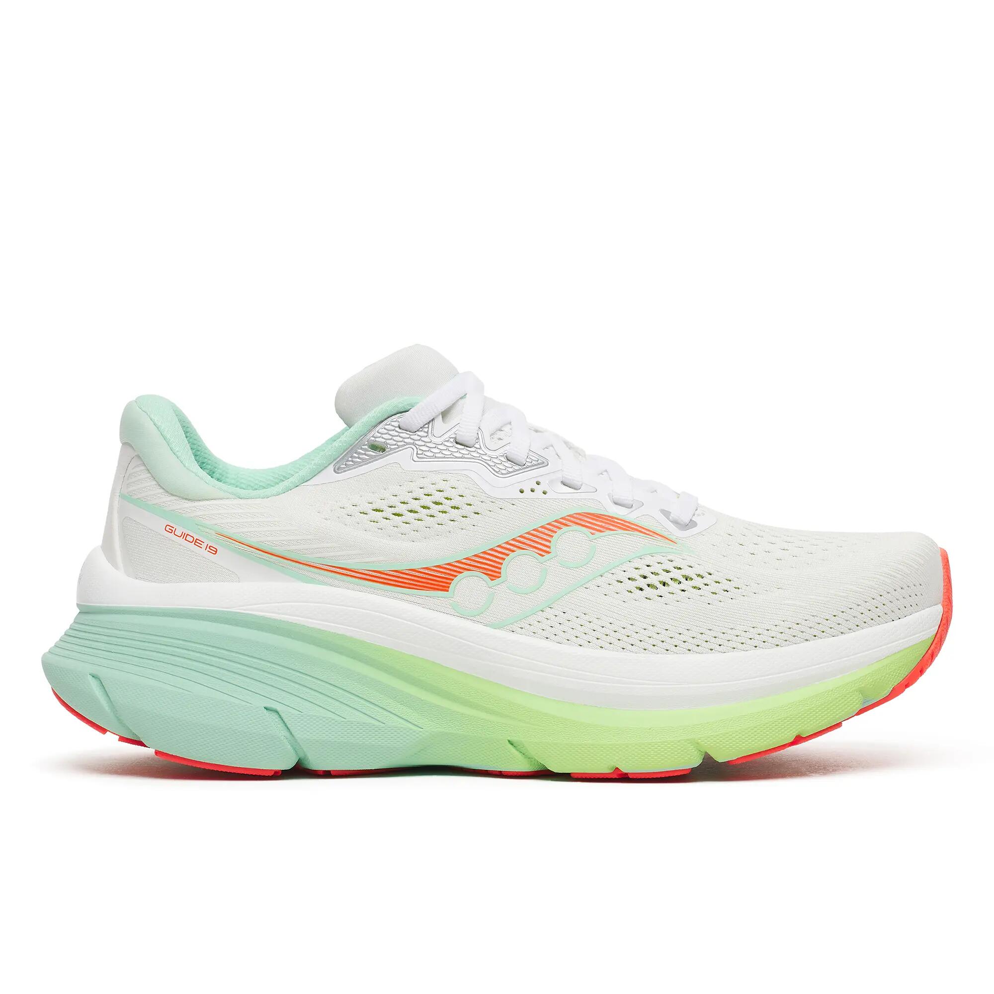 Kadın Koşu Ayakkabısı - Beyaz - Saucony Guide 19 1/5