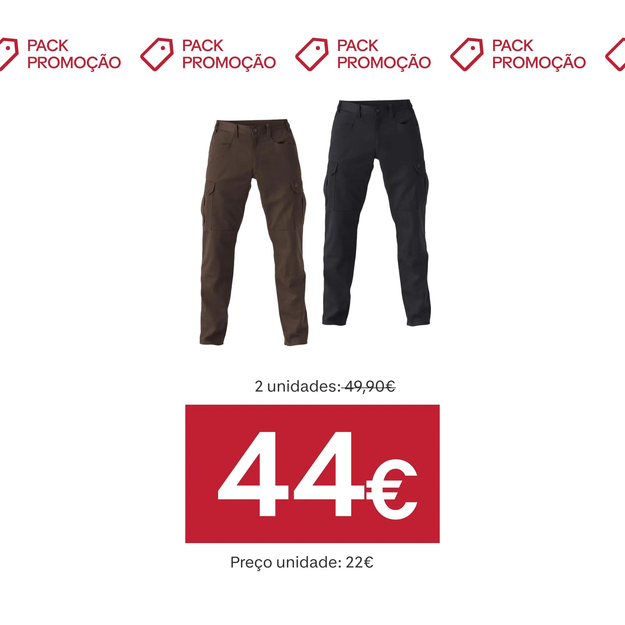 Calças Cargo Resistentes de Caça Steppe 500 Verde 2/11