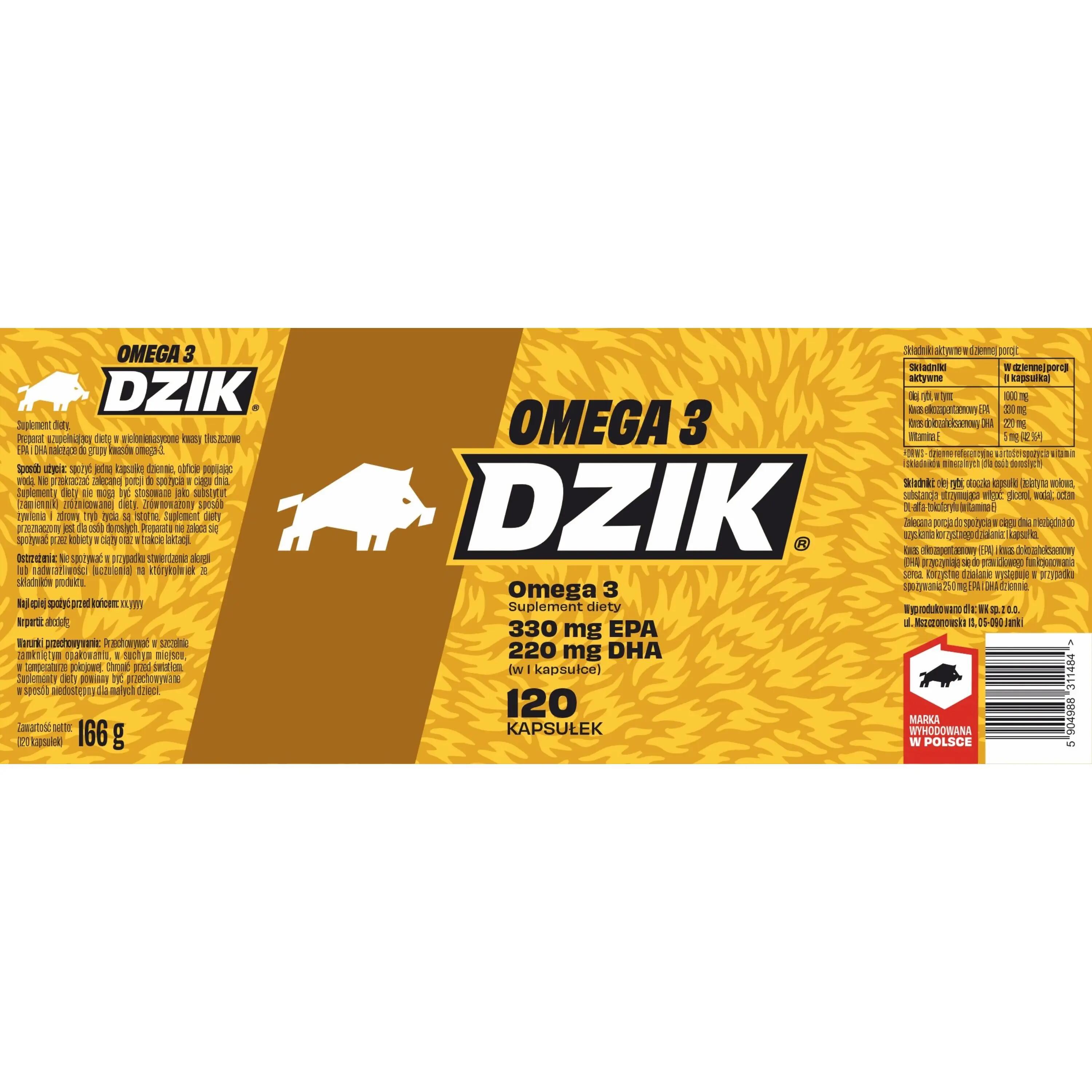 KWASY OMEGA 3 DZIK® 3/3