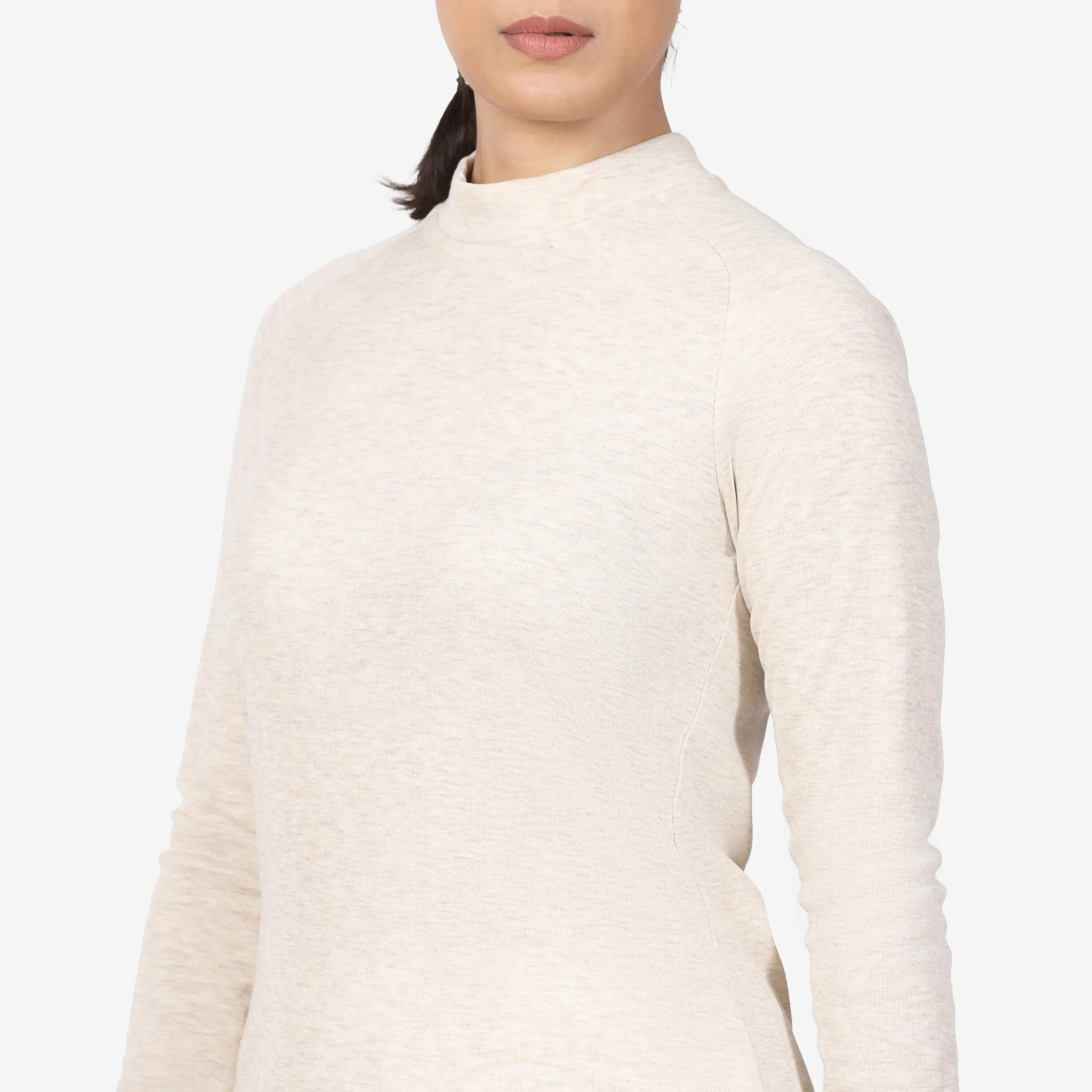 Women Thermal Baselayer Top - BL100 - Beige -  1