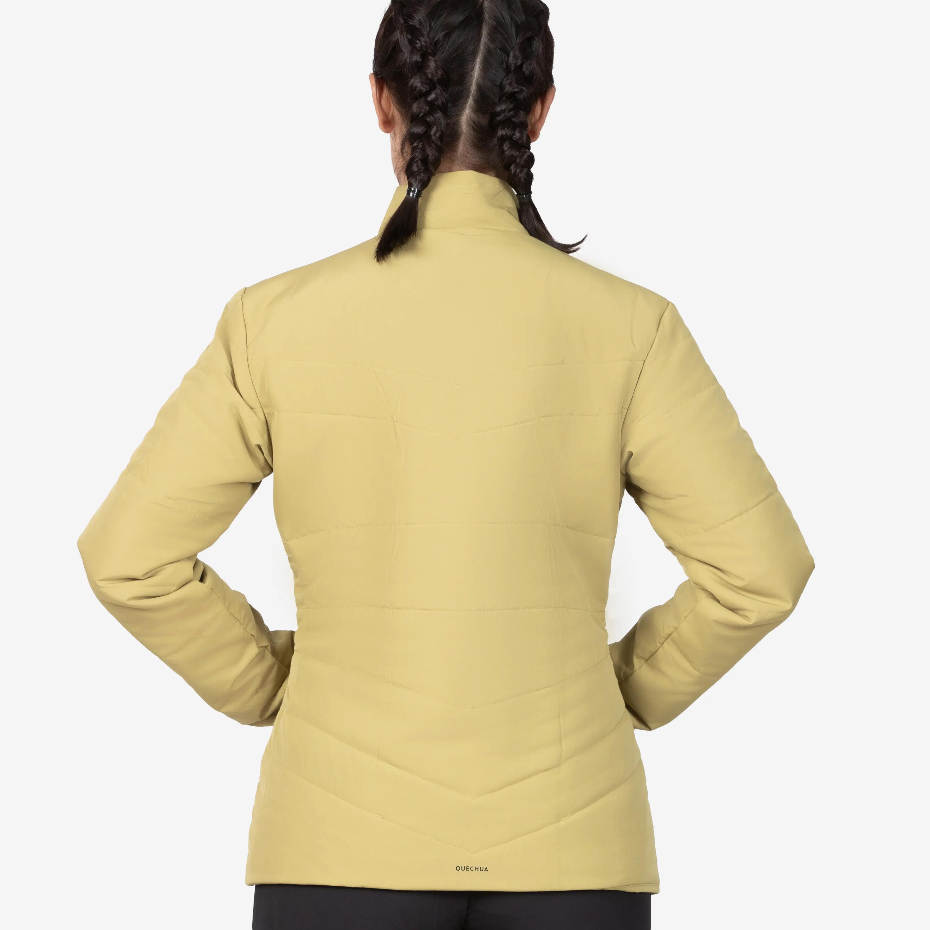 Women Warm Puffer Jacket Dark Khaki MT50 -  3