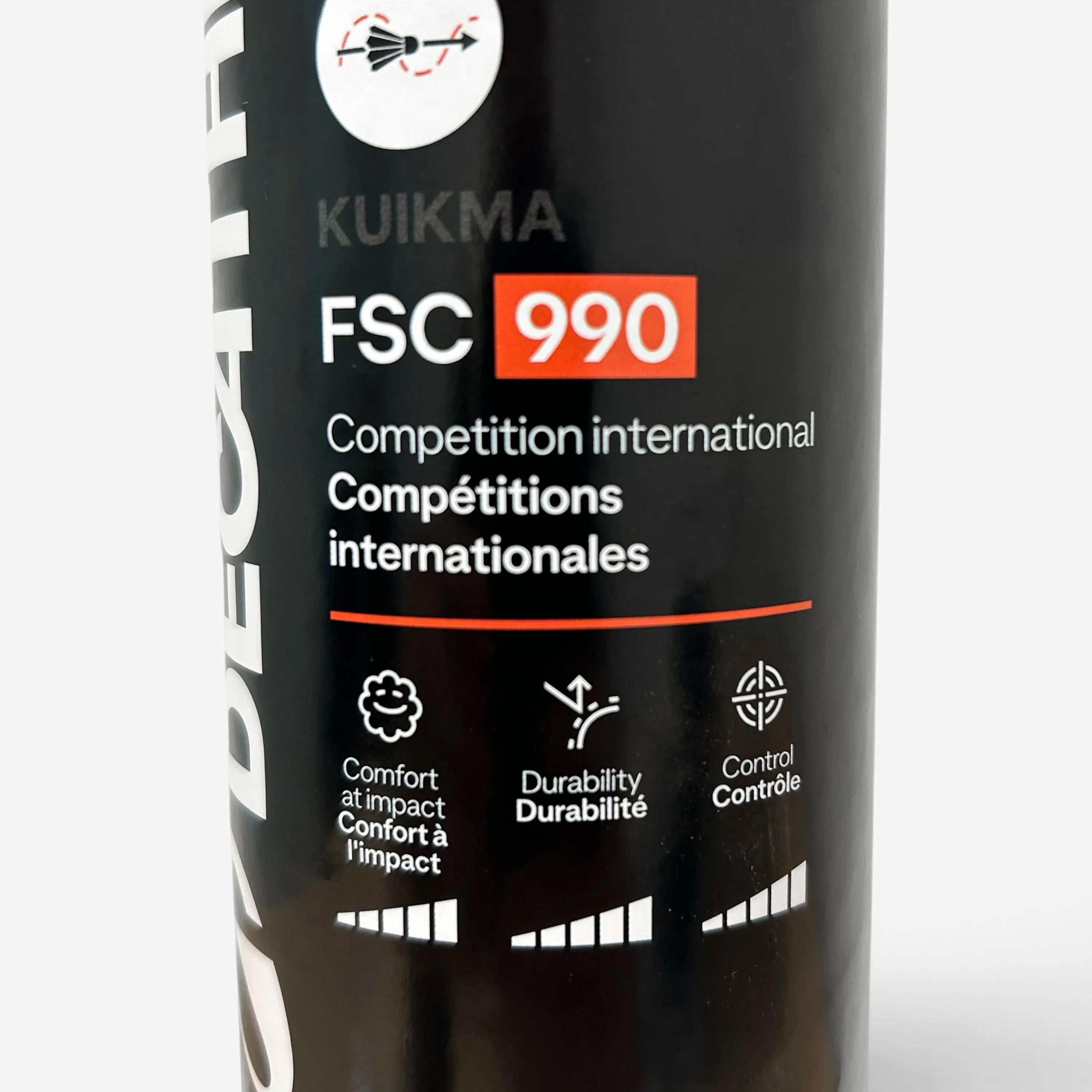 Volant plume De Badminton FSC 990 X 12 Vitesse 77 6/7