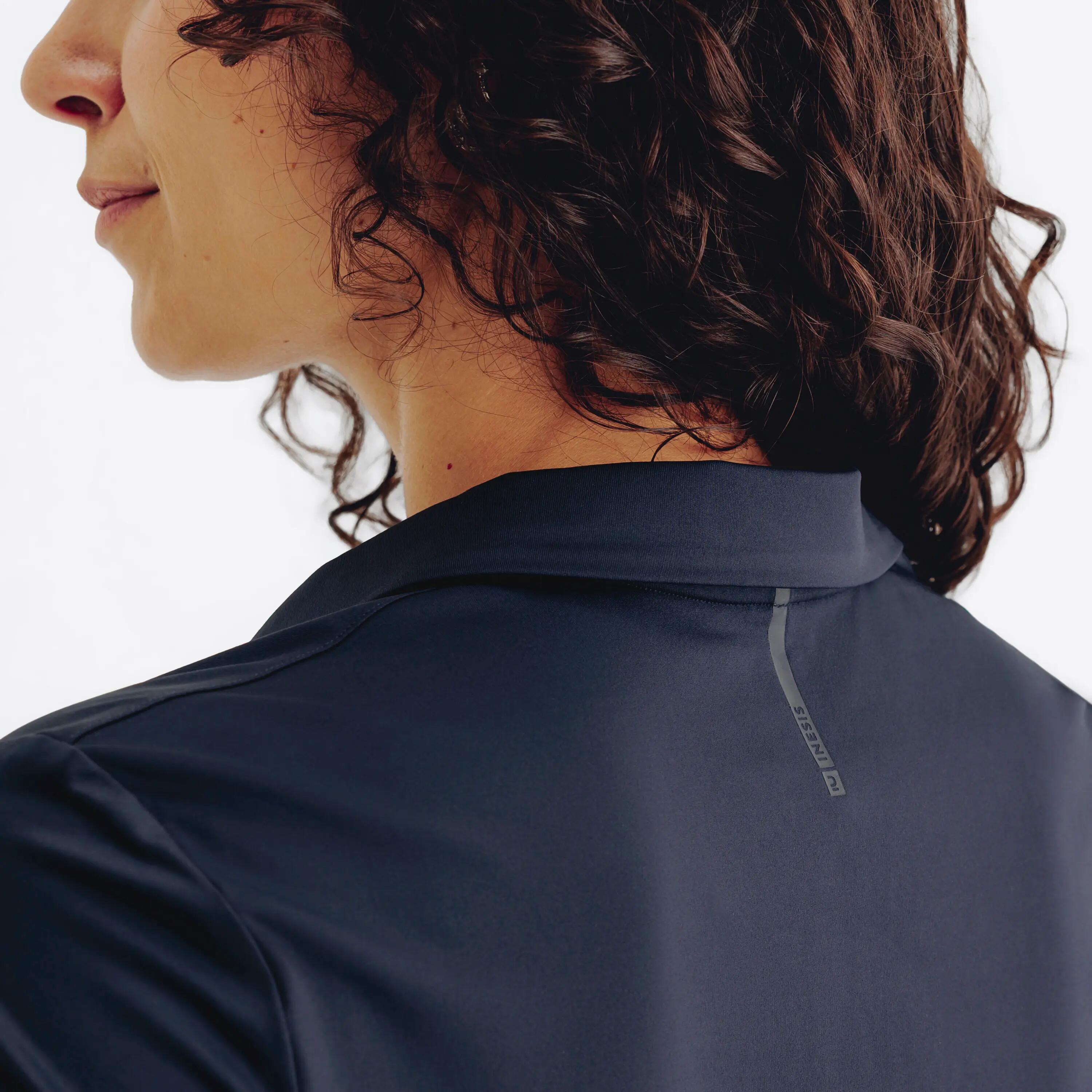 Polo de golf màniga curta dona - WW 500 blau marí 5/6