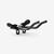 Prolongateurs triathlon longue distance aluminium Van Rysel NCR
