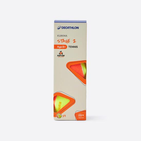 BALLE DE TENNIS TB110*3 ORANGE
