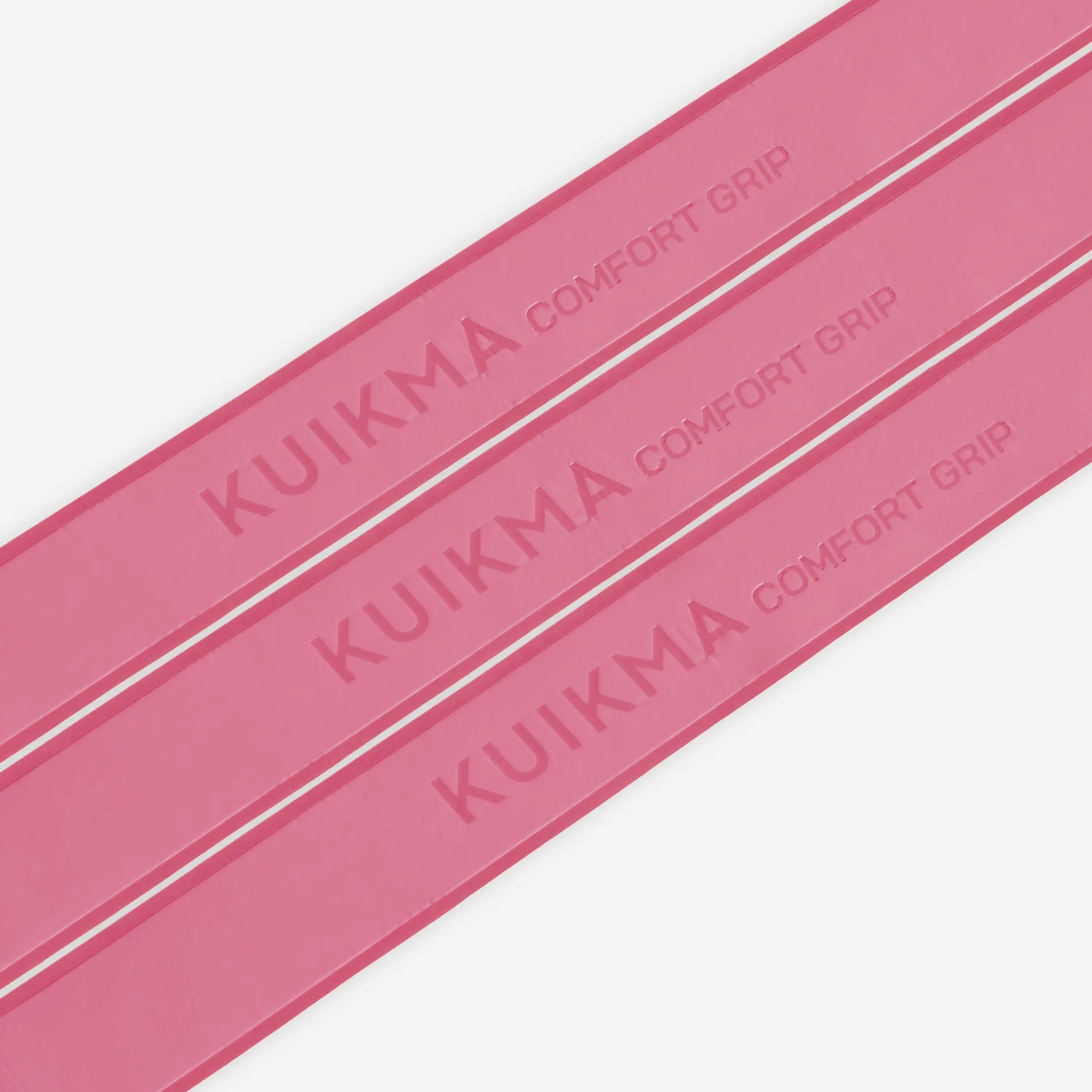 Teniszütő fedőgrip Confort Soft, 3 db, rózsaszín  3/4