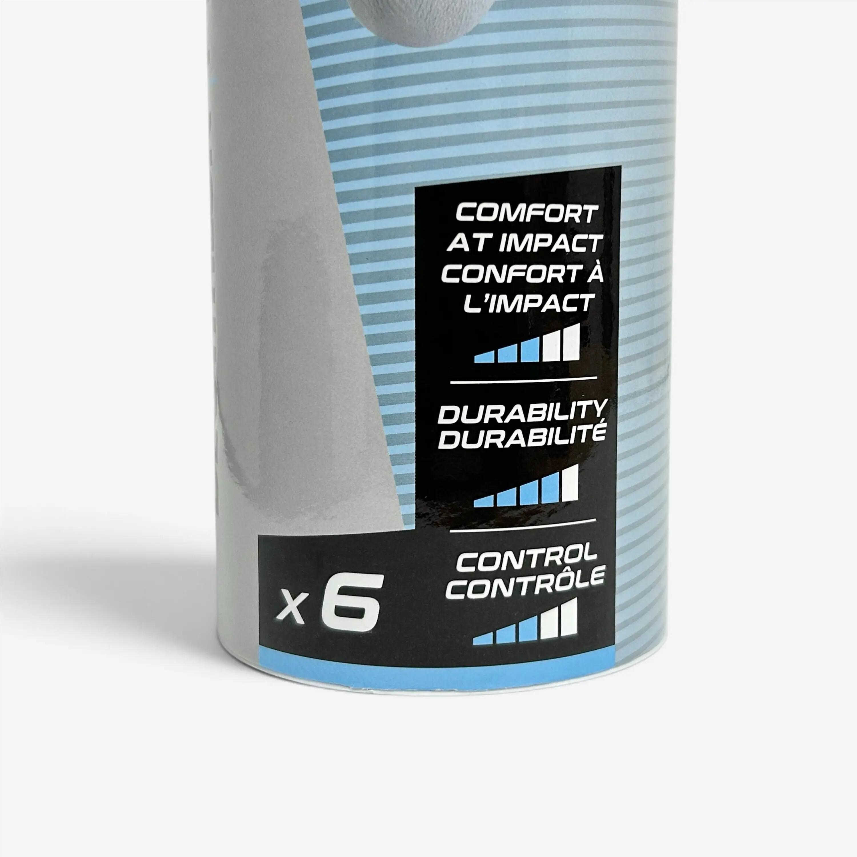 Plastikfederbälle PSC 500 Medium 6er-Dose weiß 4/13