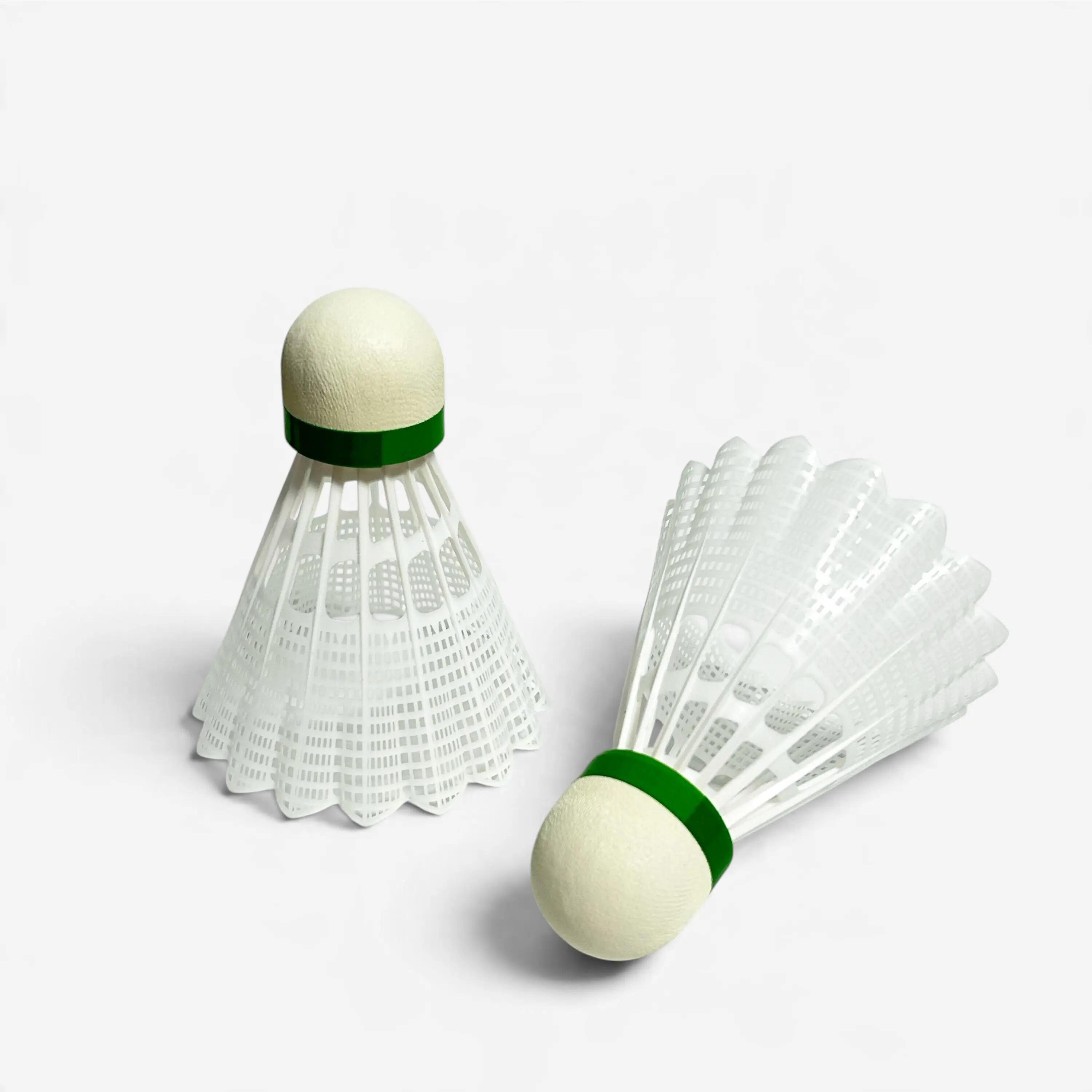 PSC 100 medium  Plastik Federball x 6 weiss 3/5