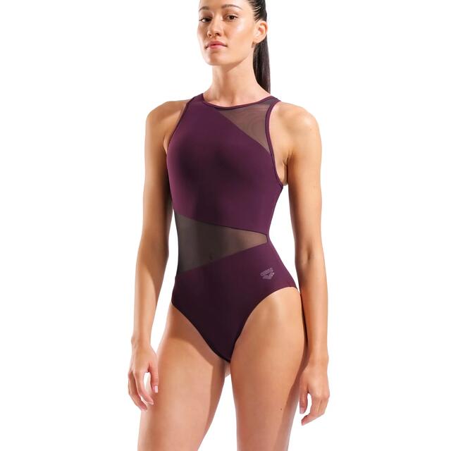 Strój kąpielowy Arena Mesh Angle Swimsuit Vent Back