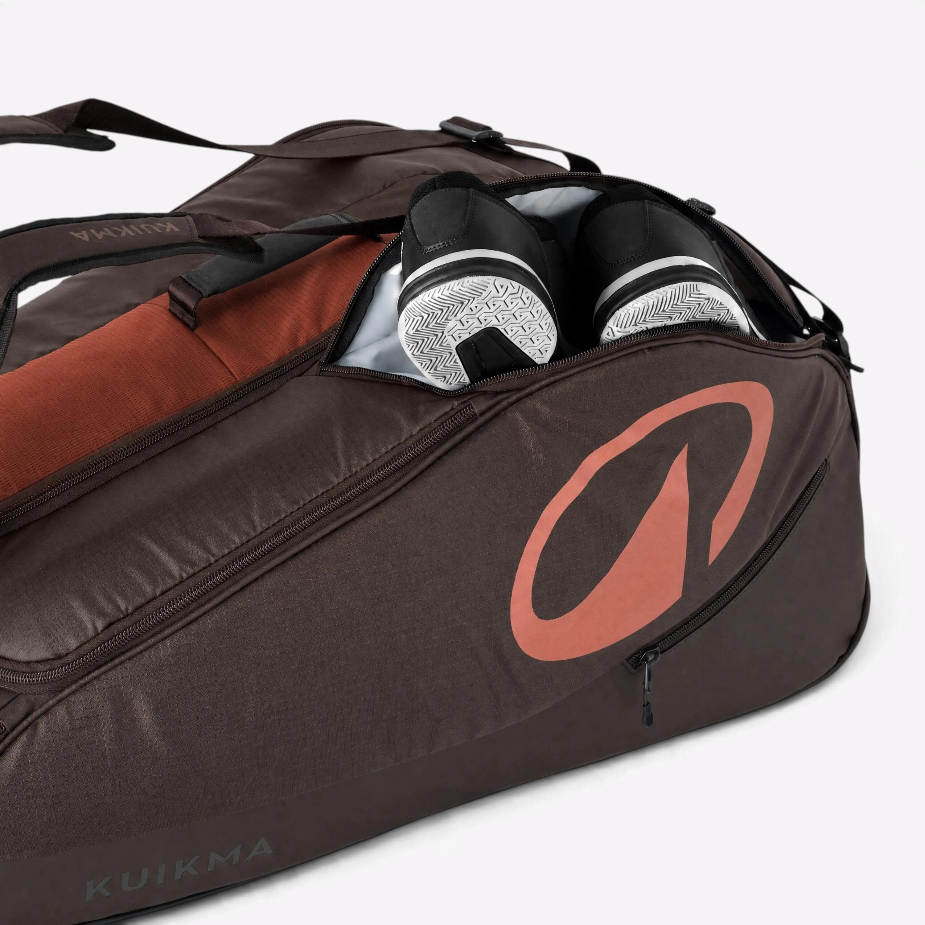 Insulated 12-Racket Tennis Bag XL Pro - Brown 5/7