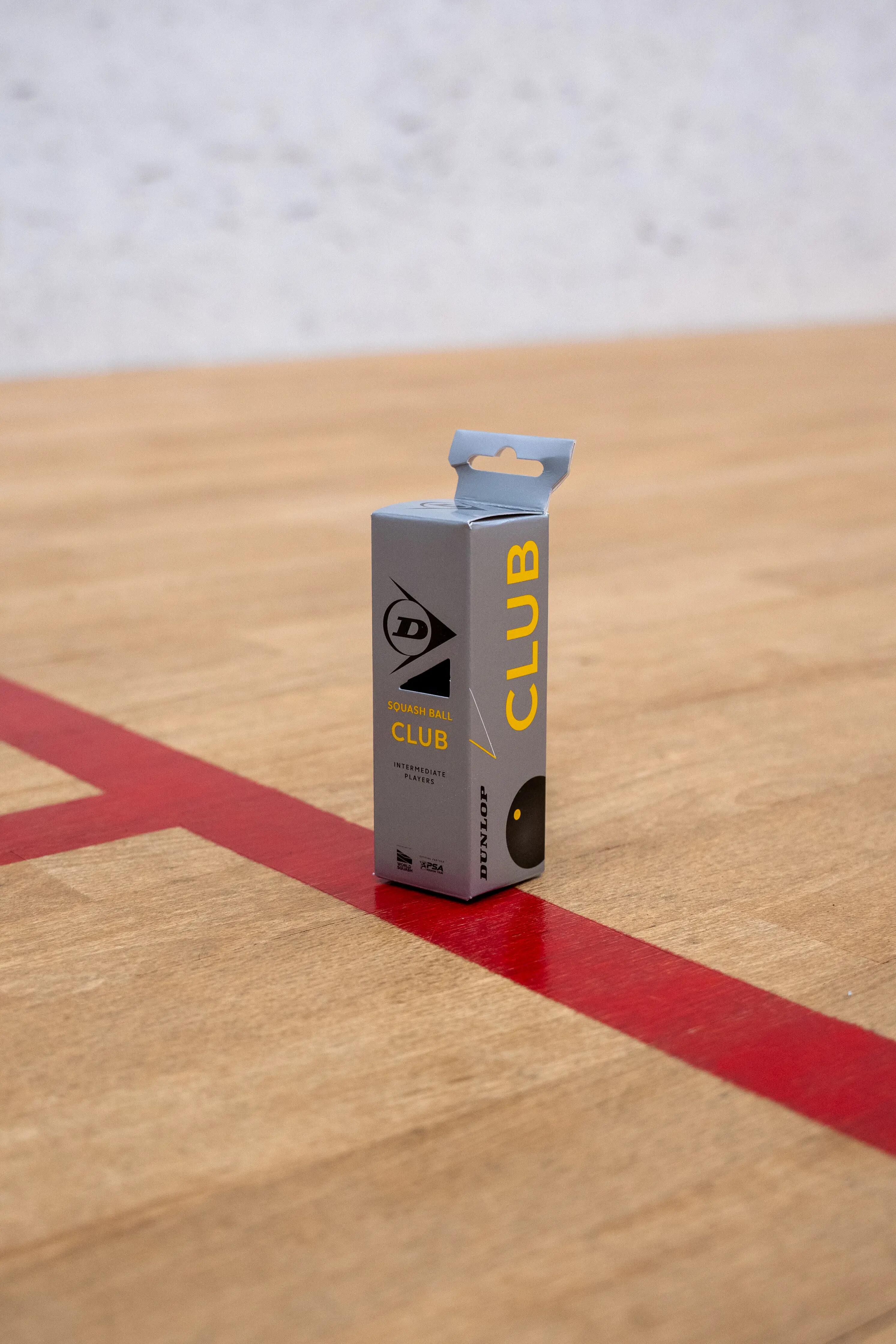 Squash ball Dunlop SB Club Yellow Dot x3 2/3