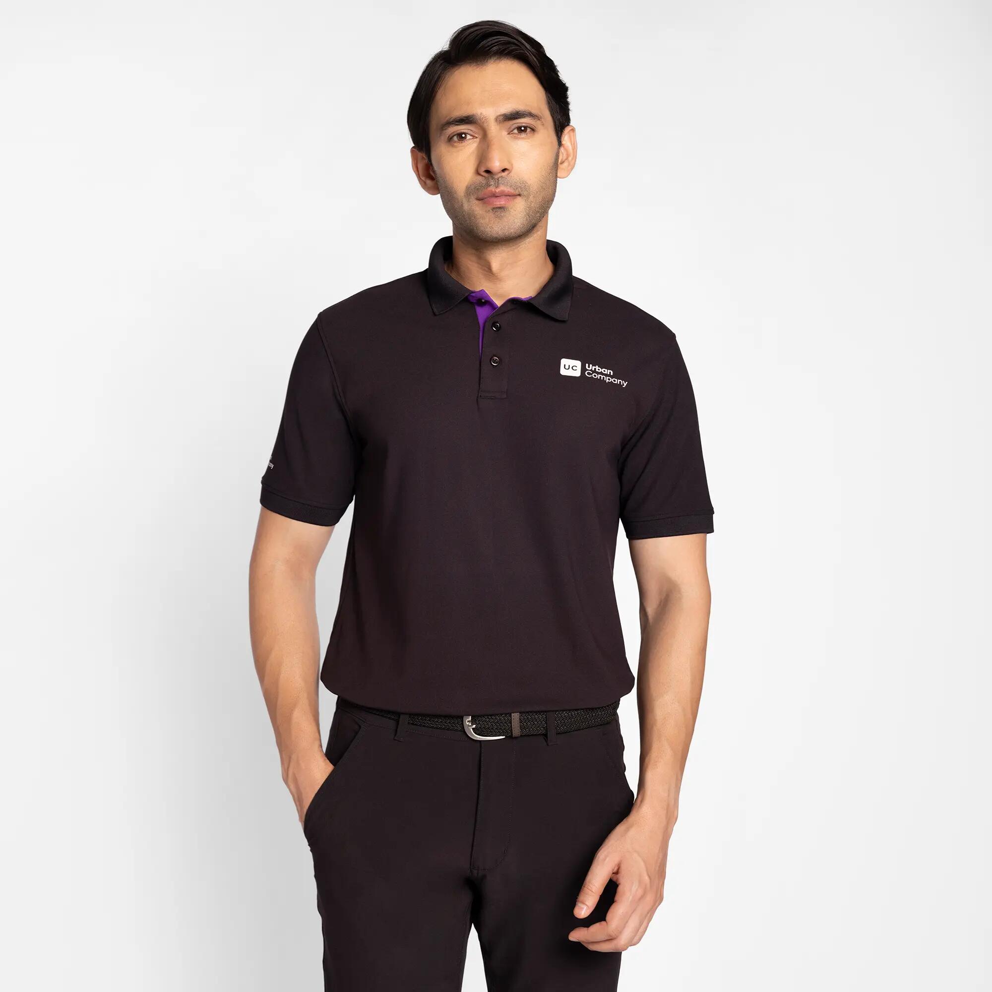 Men Polo Urban Company Black -  5