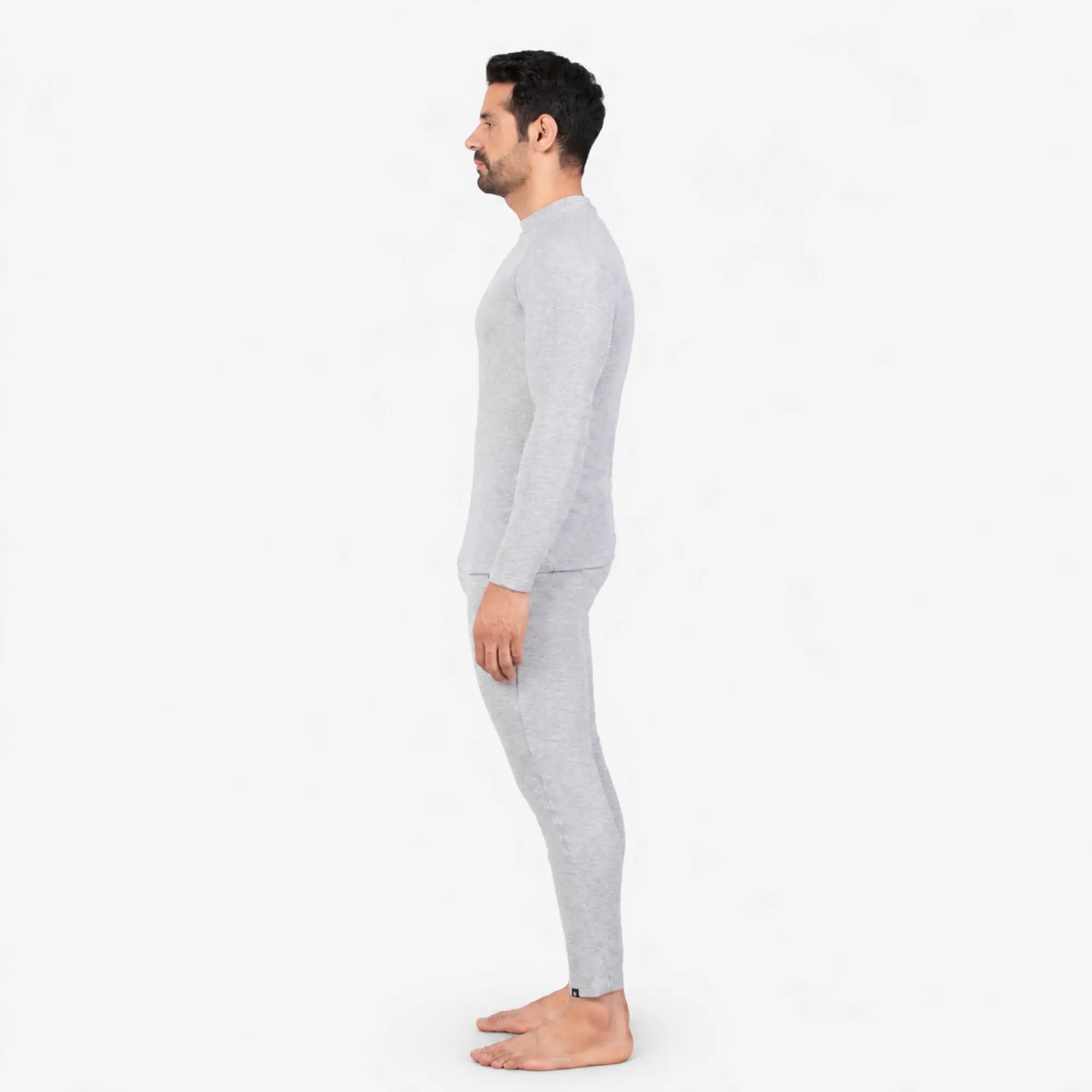 Men Warm Thermal Baselayer Bottom - BL100 - Grey -  3