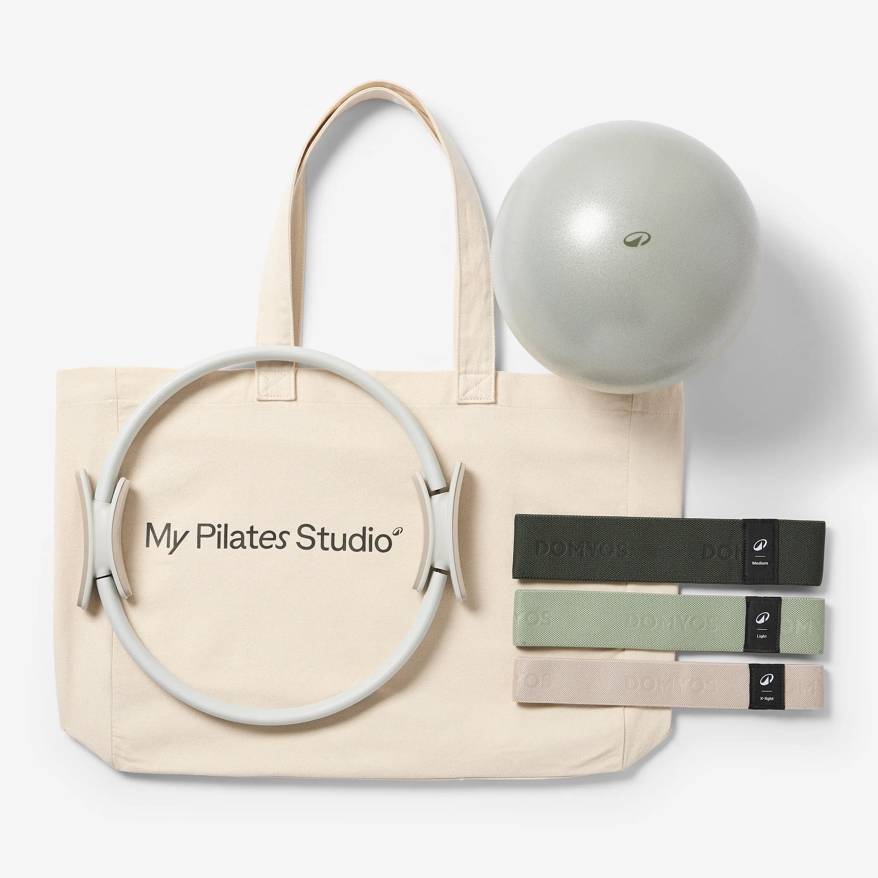 Kit de accesorios para pilates, beige 1/15