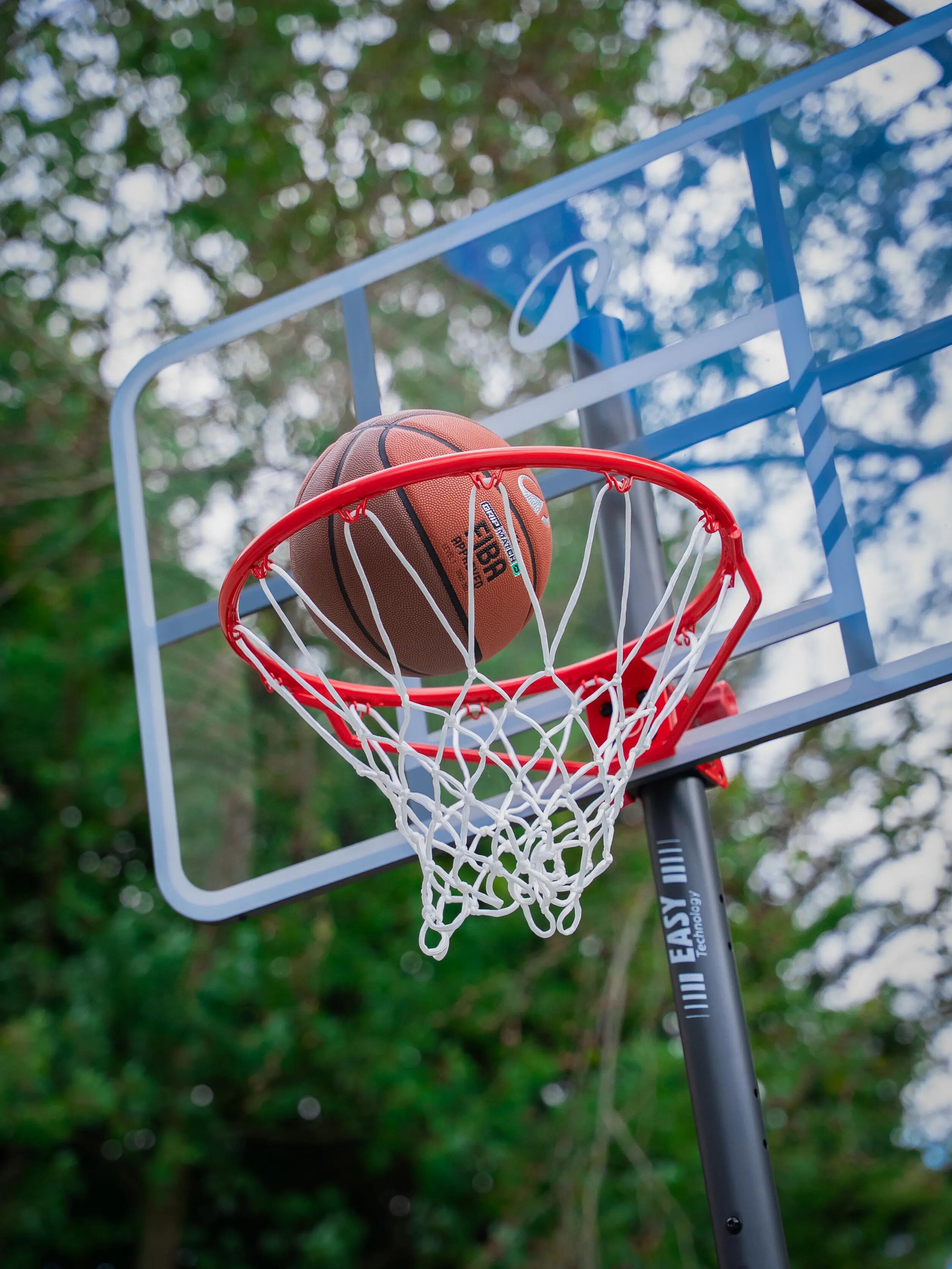 Canasta de baloncesto regulable de 2,20m a 3,05 m, alta resistencia, entrenamiento 13/17