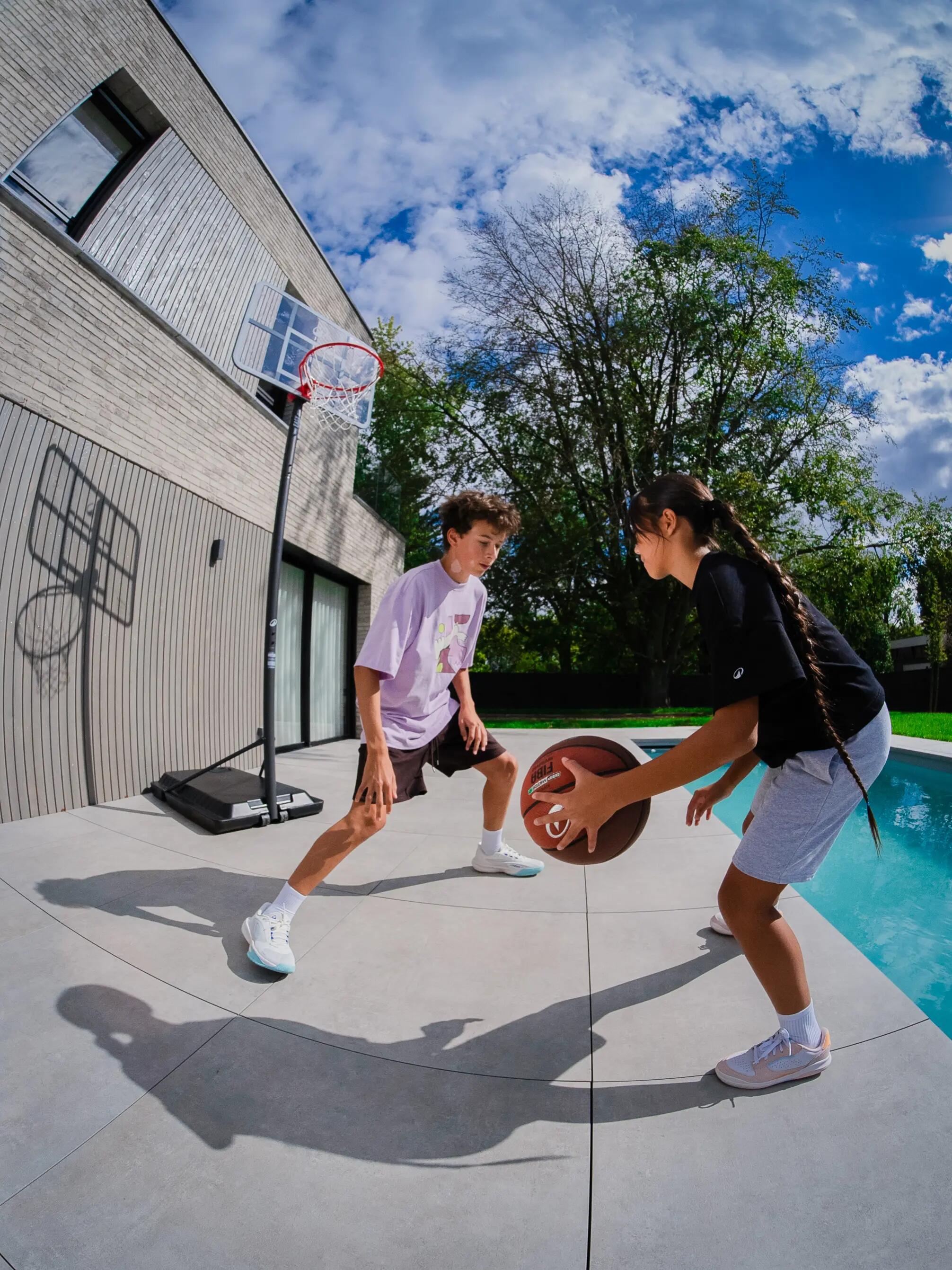 Canasta de baloncesto regulable de 2,20m a 3,05 m, alta resistencia, entrenamiento 11/17