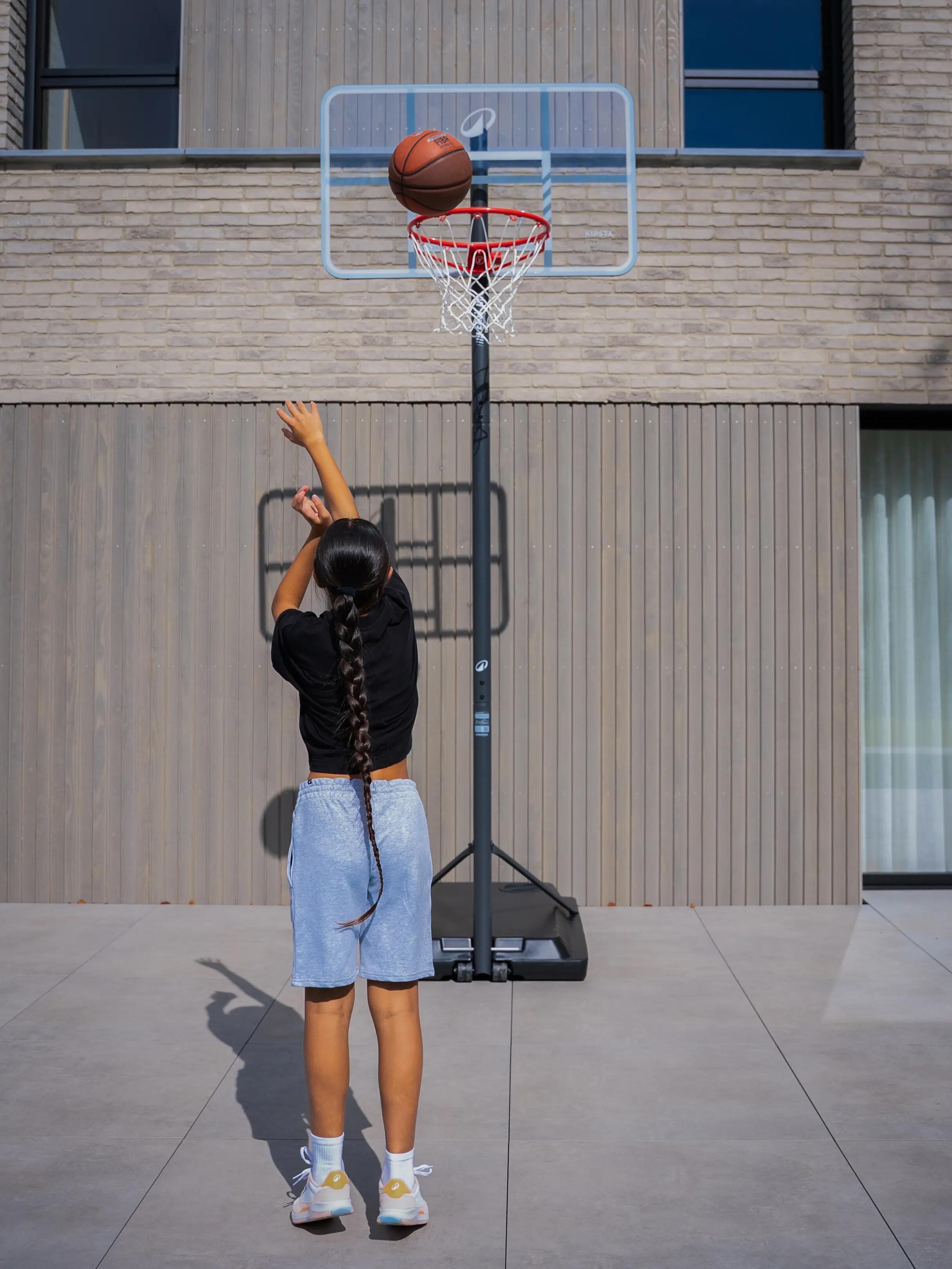 Canasta de baloncesto regulable de 2,20m a 3,05 m, alta resistencia, entrenamiento 15/17