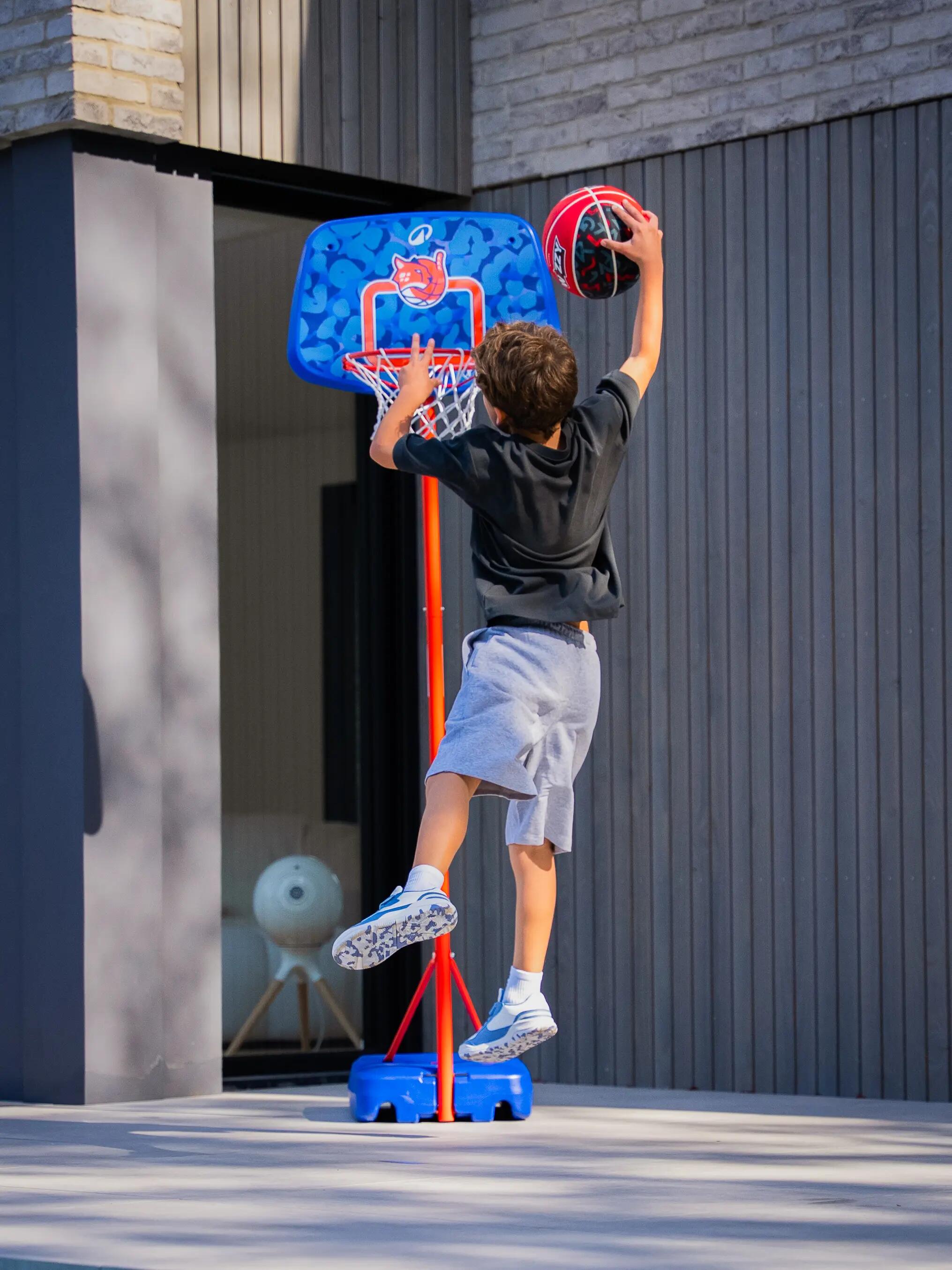 Tablero de baloncesto con base ajustable para niños Tarmak K500 Azul 3/13