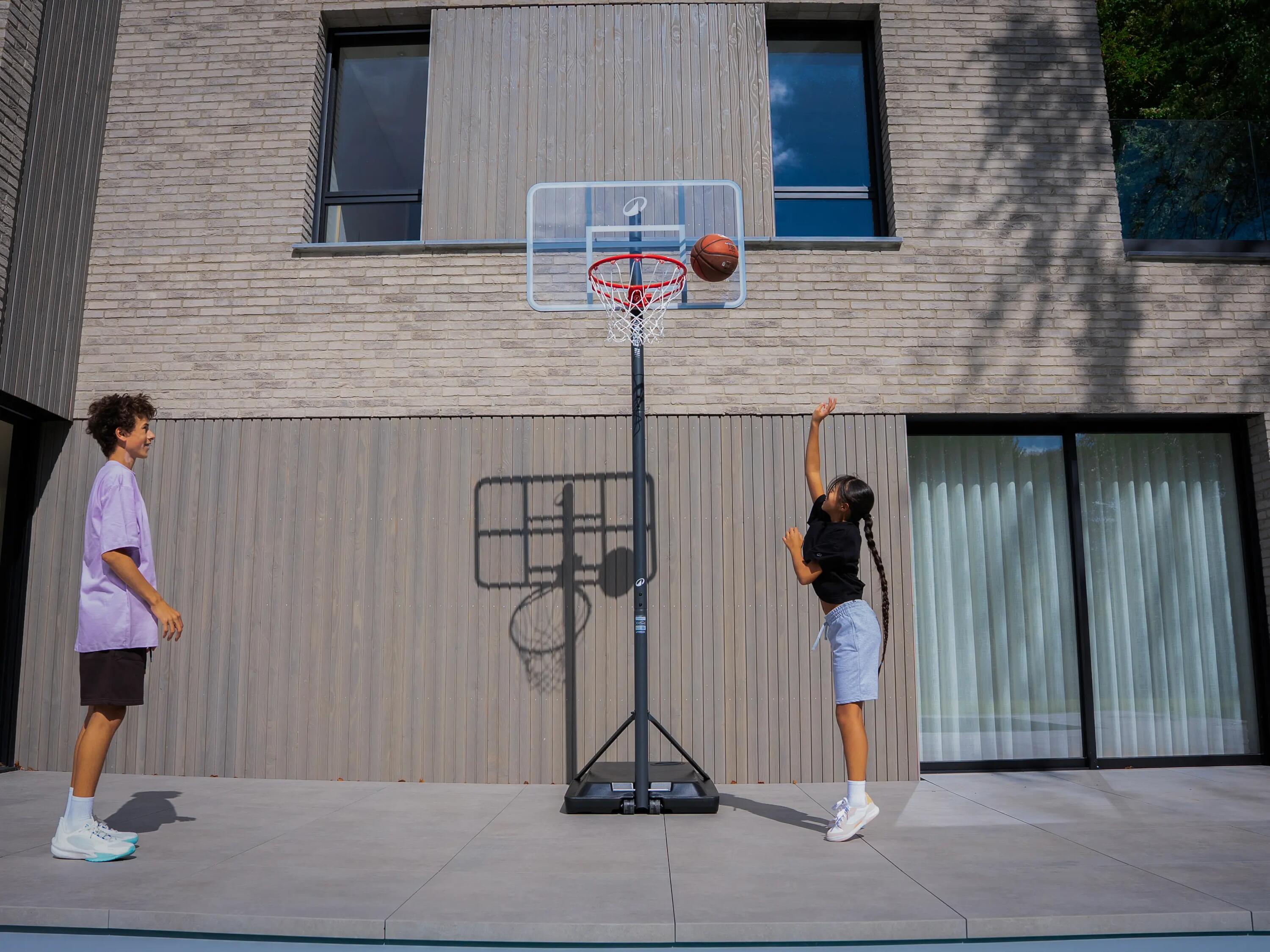 Canasta de baloncesto regulable de 2,20m a 3,05 m, alta resistencia, entrenamiento 3/17
