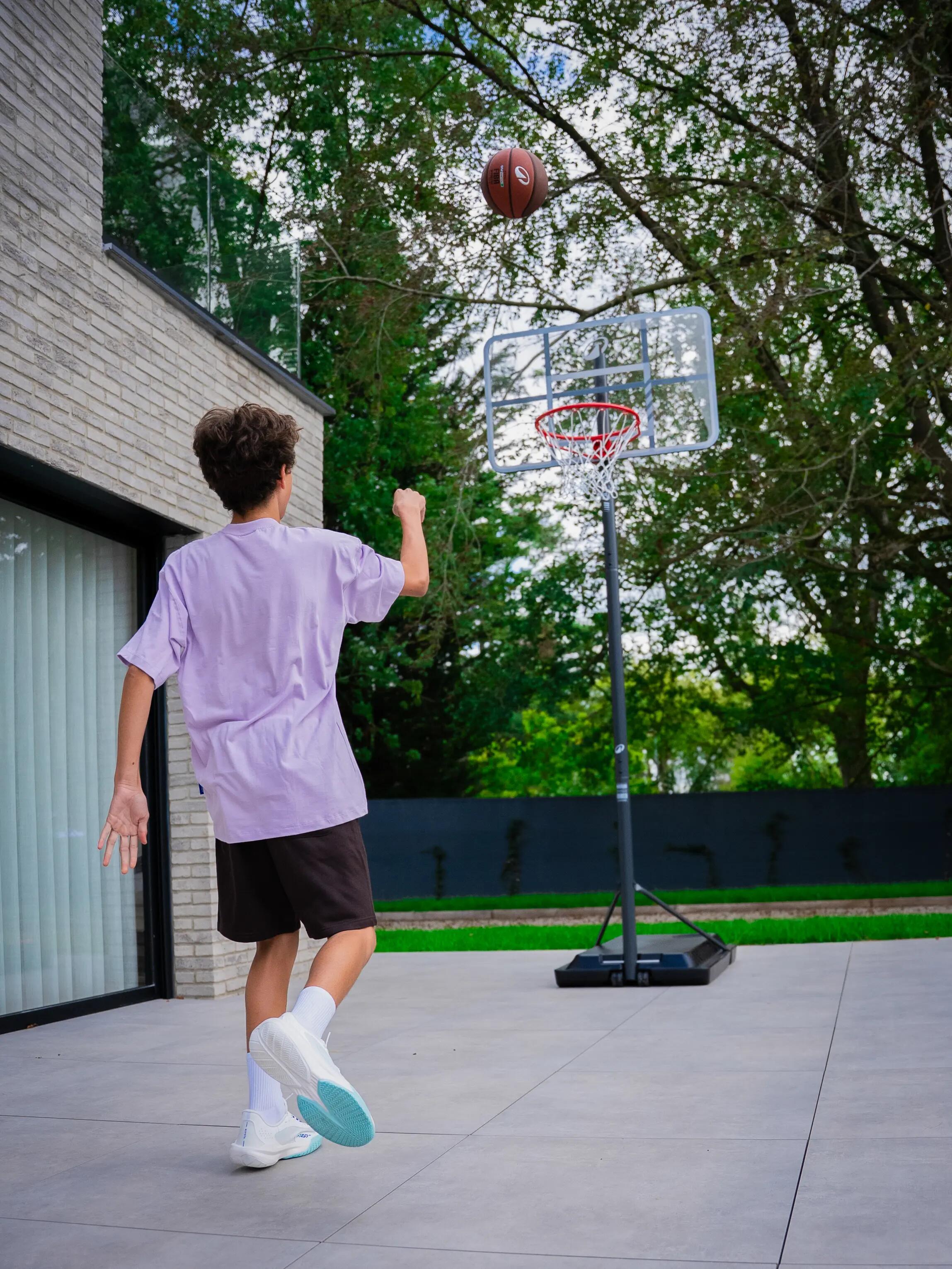 Canasta de baloncesto regulable de 2,20m a 3,05 m, alta resistencia, entrenamiento 14/17
