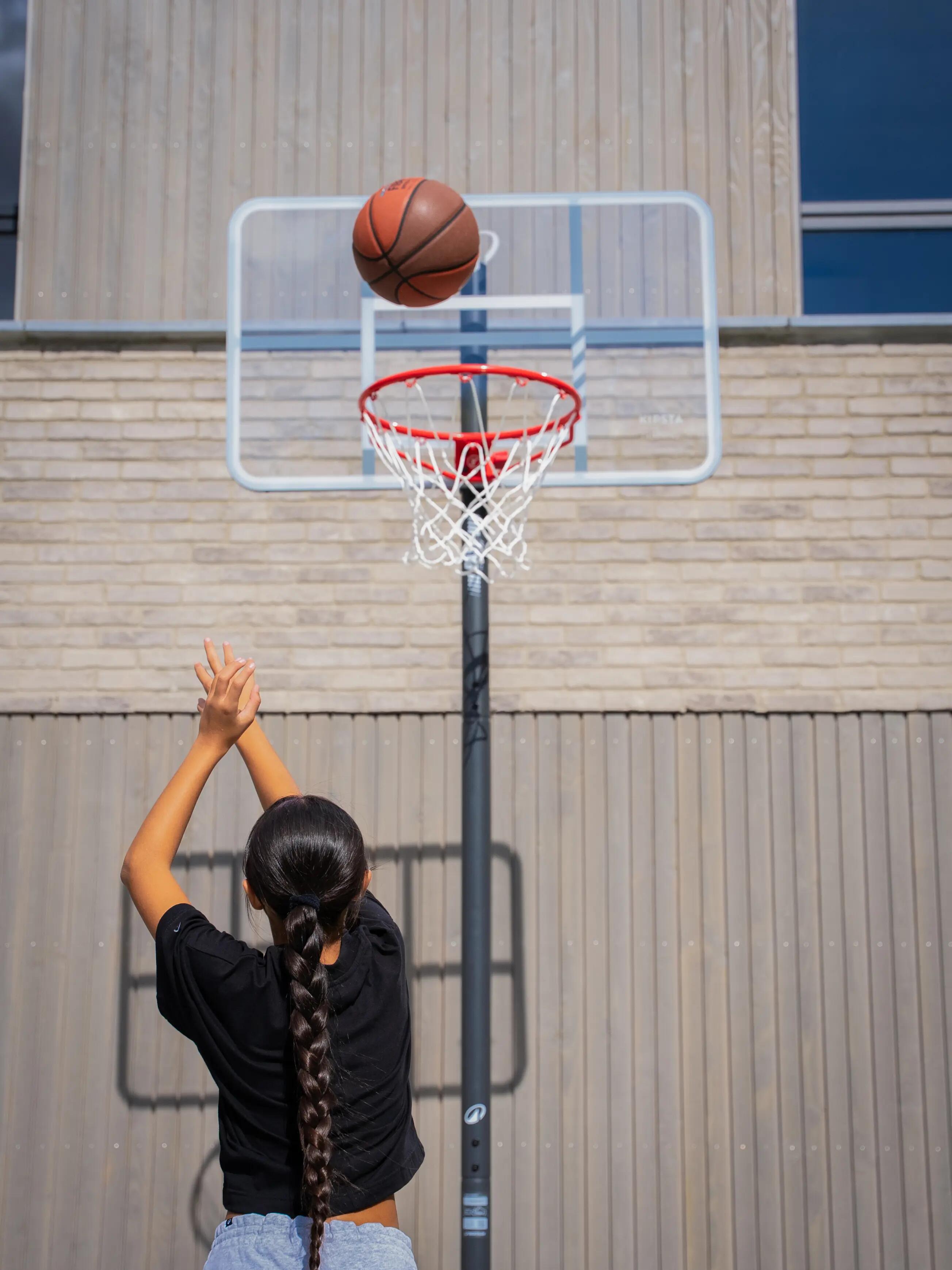 Canasta de baloncesto regulable de 2,20m a 3,05 m, alta resistencia, entrenamiento 16/17