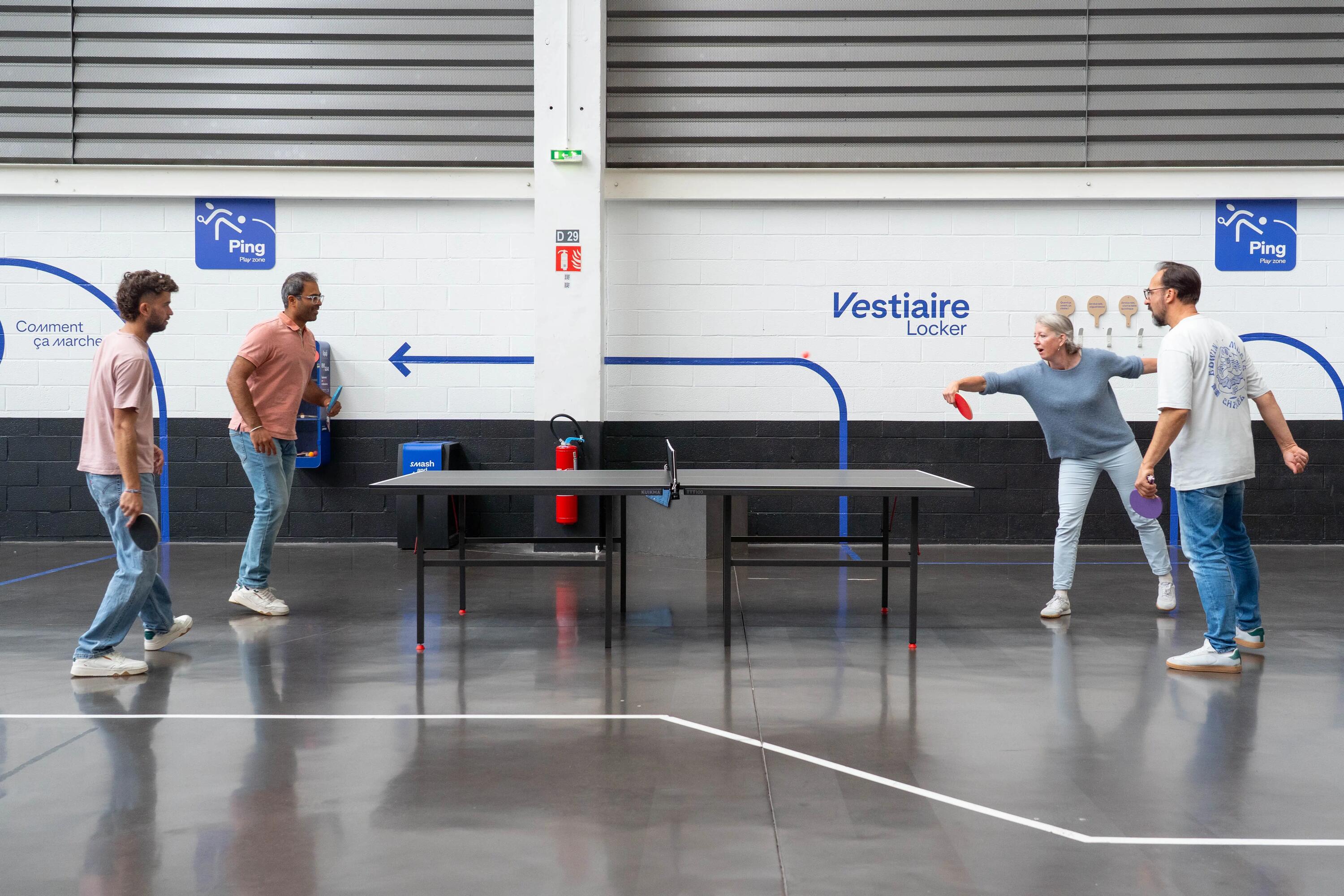 Taula de ping-pong d'interior oci, TTT 100 Negre 11/19