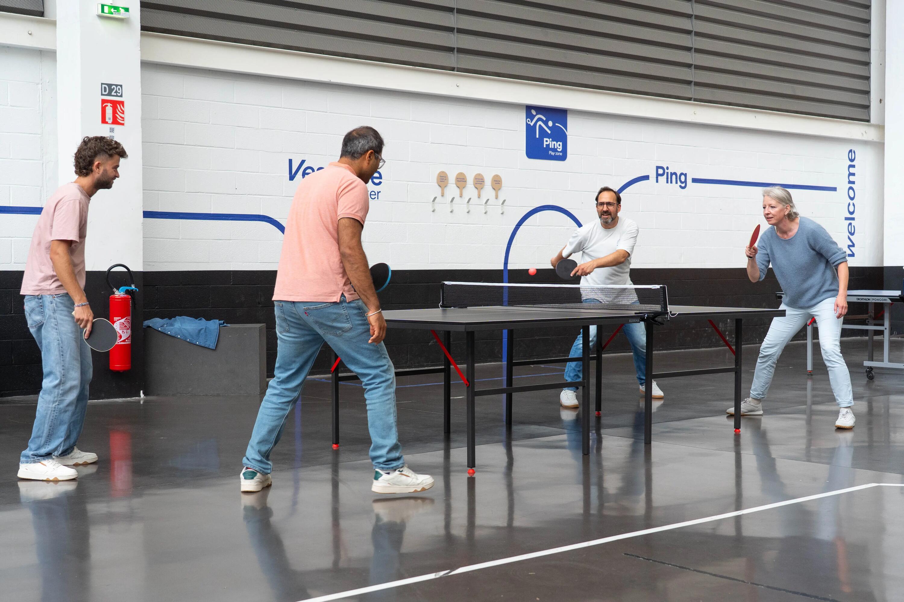 Taula de ping-pong d'interior oci, TTT 100 Negre 18/19