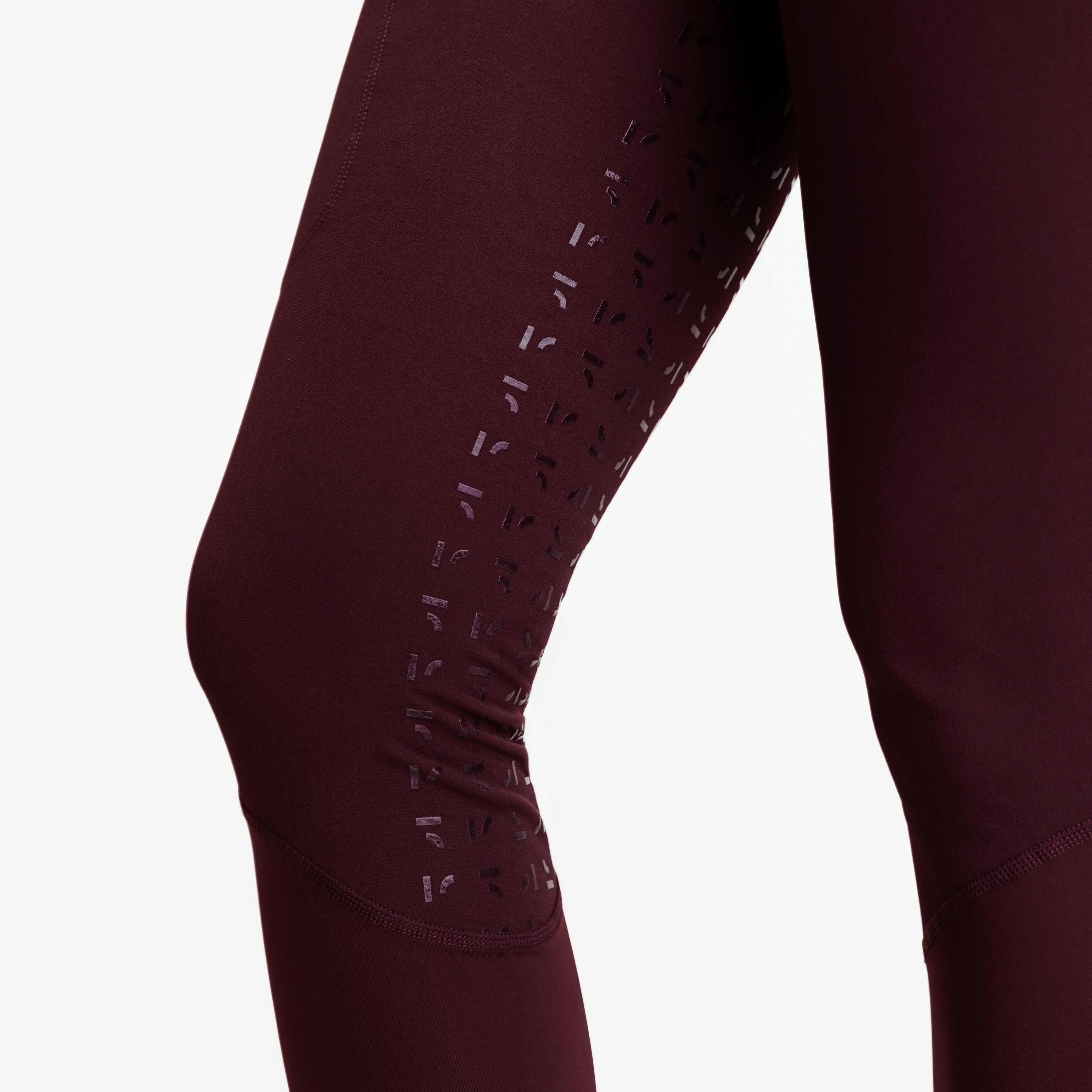 Reithose 900 Full Grip Damen bordeaux 7/7
