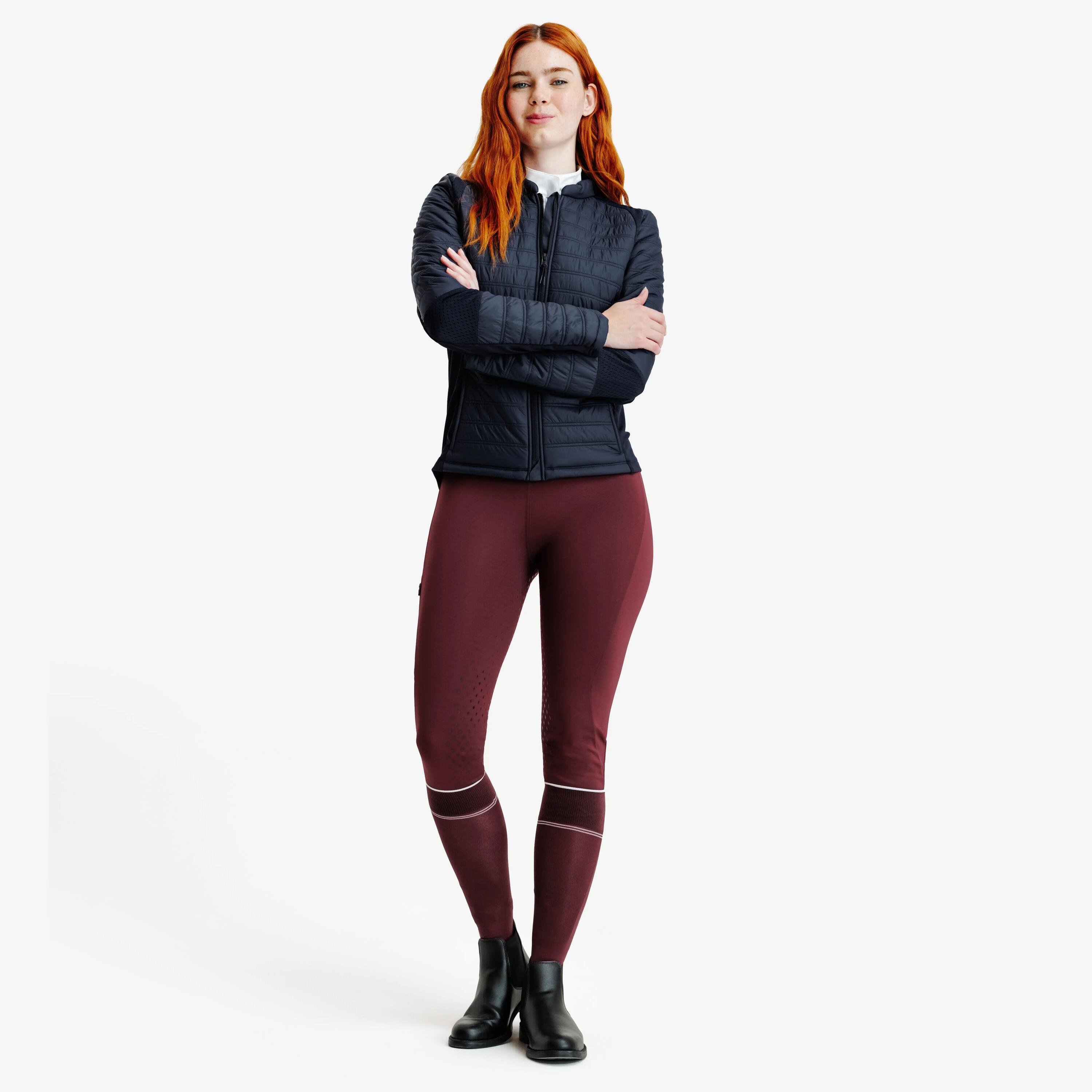 Giacca equitazione donna 900 blu 2/6