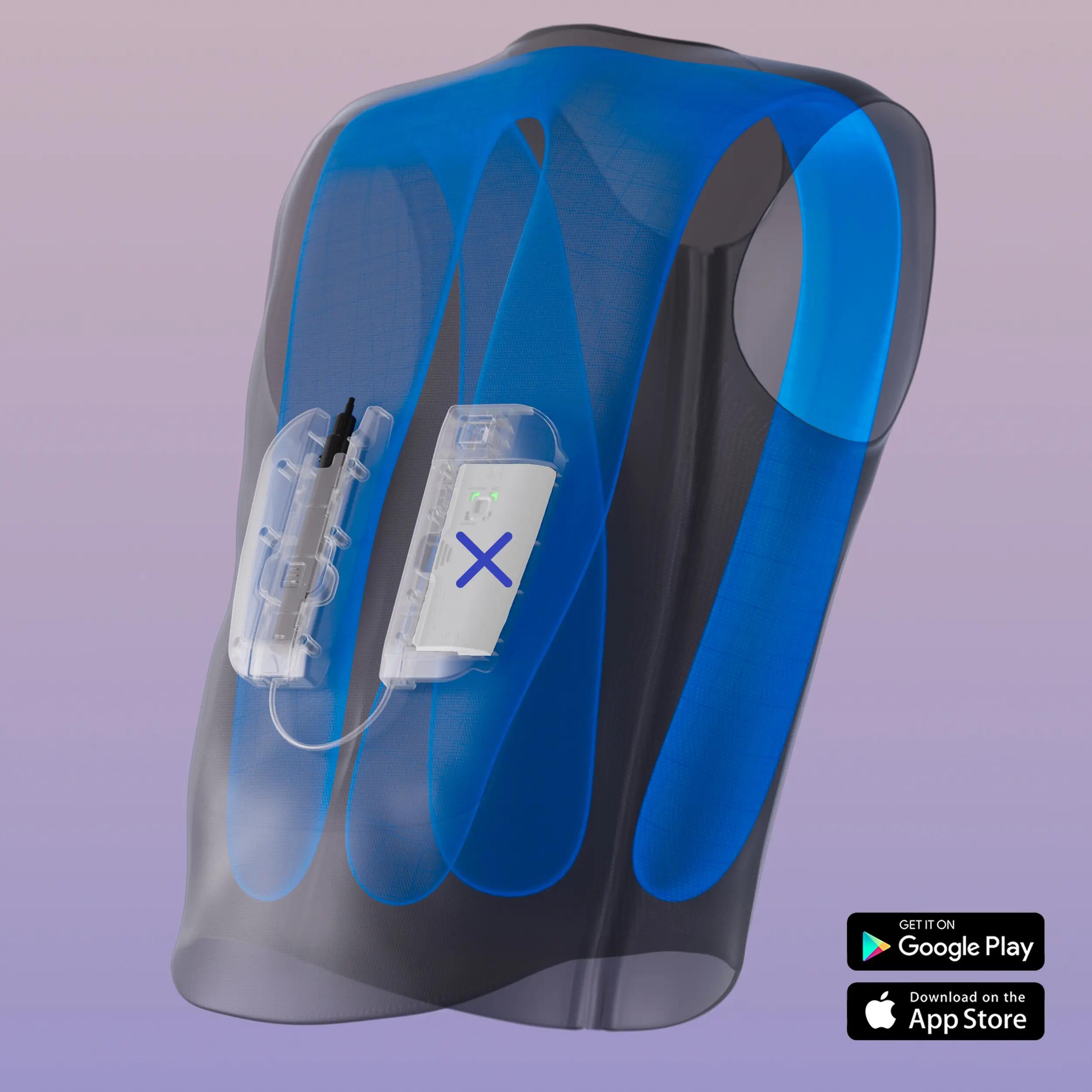 Airbag Weste elektronisch Fahrrad/Scooter Erwachsene schwarz 2/33