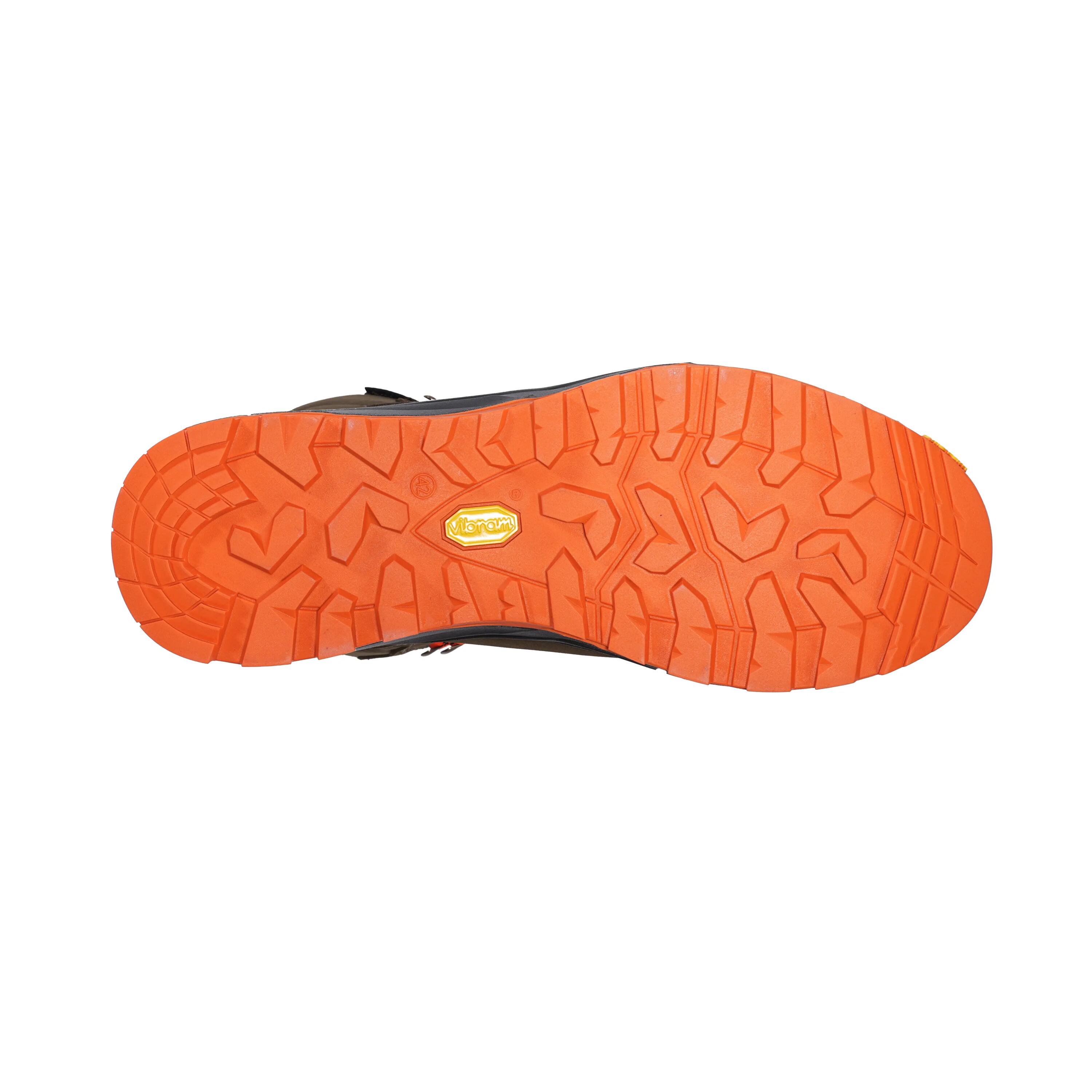 Bota Caça Xiruca Terrier Hi Vis 28 Home Verd Taronja Impermeable 4/5