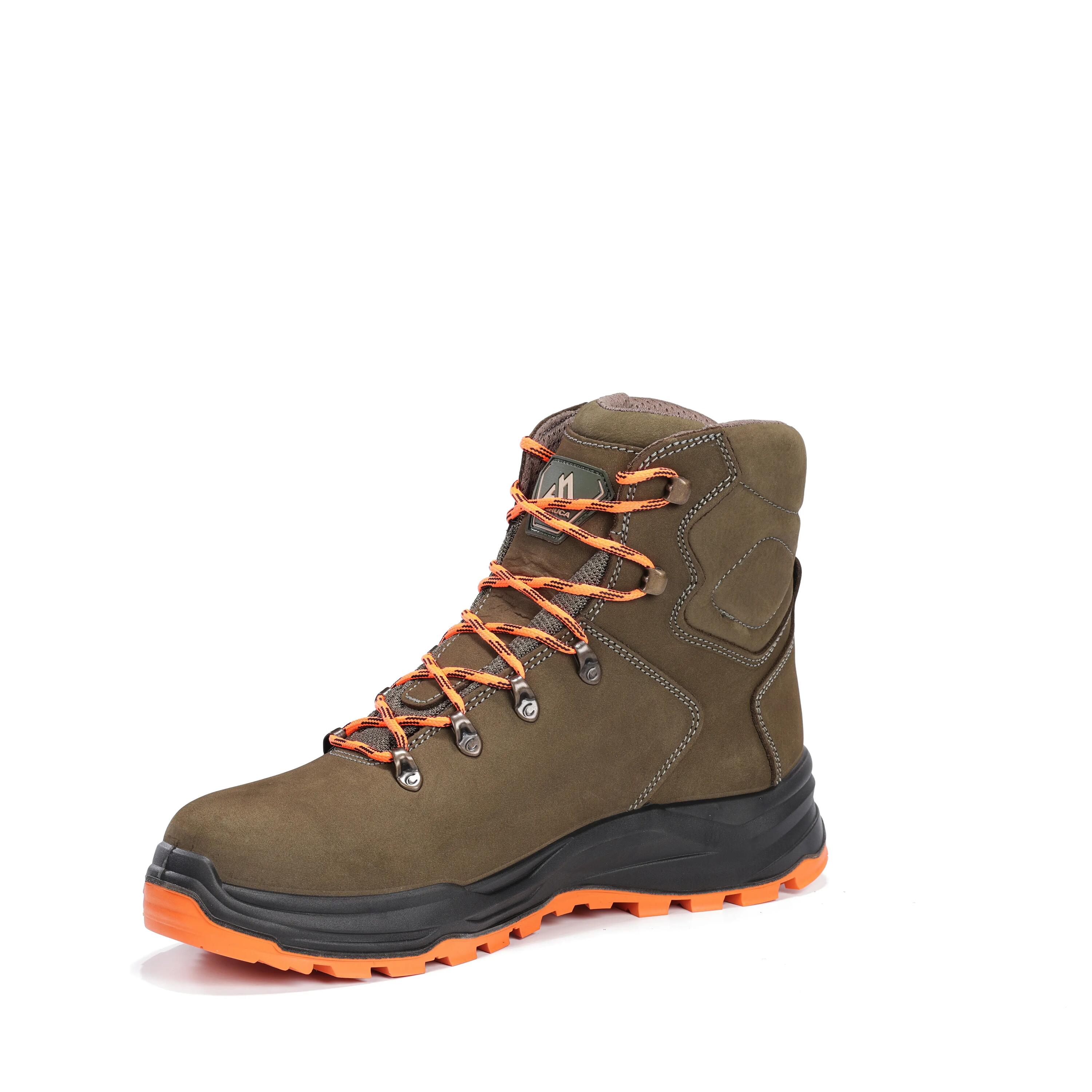 Bota Caça Xiruca Terrier Hi Vis 28 Home Verd Taronja Impermeable 3/5