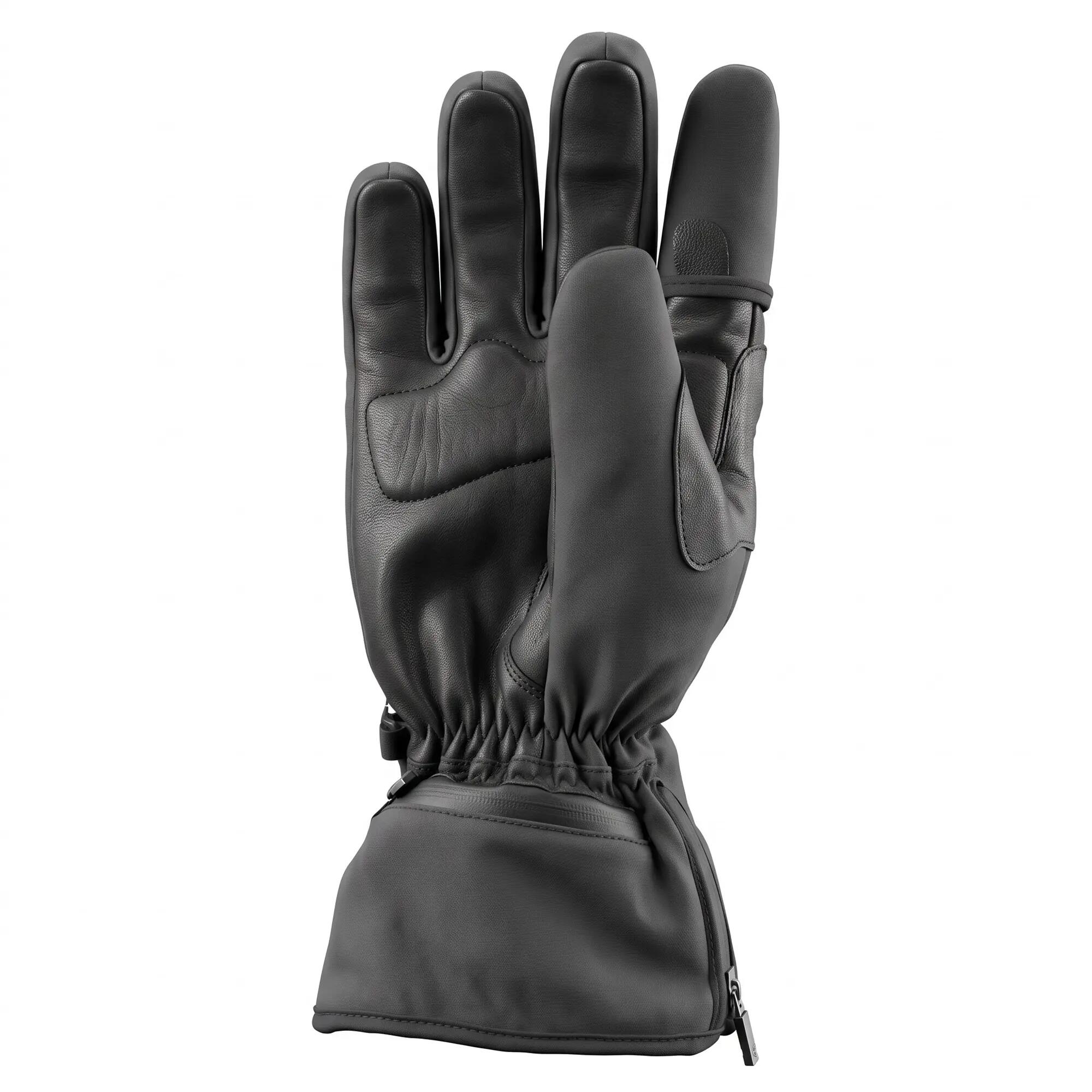 Gants chauffants d'approche coupe-vent paume cuir - Chasse, pêche, affût - Mixte 2/3