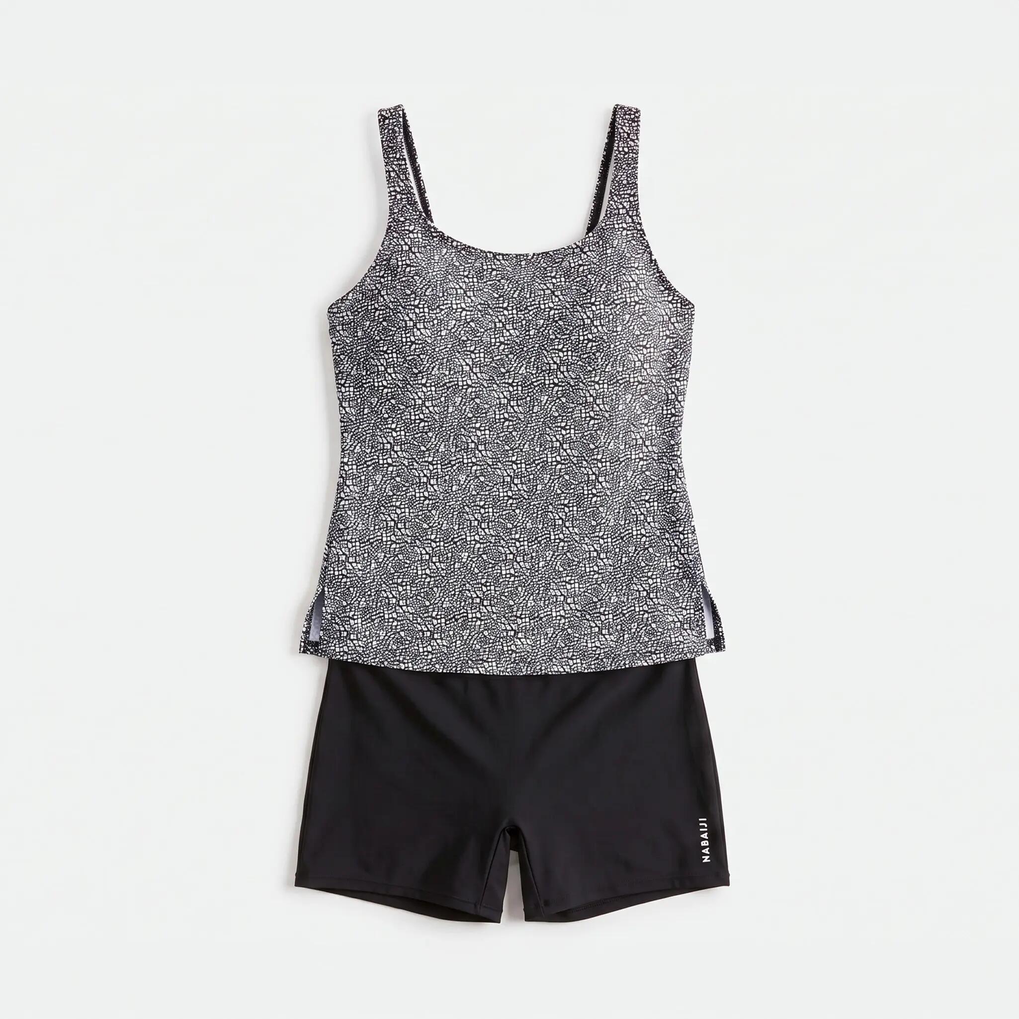 Costume intero donna HEVA TANKINI LEO nero 3/10