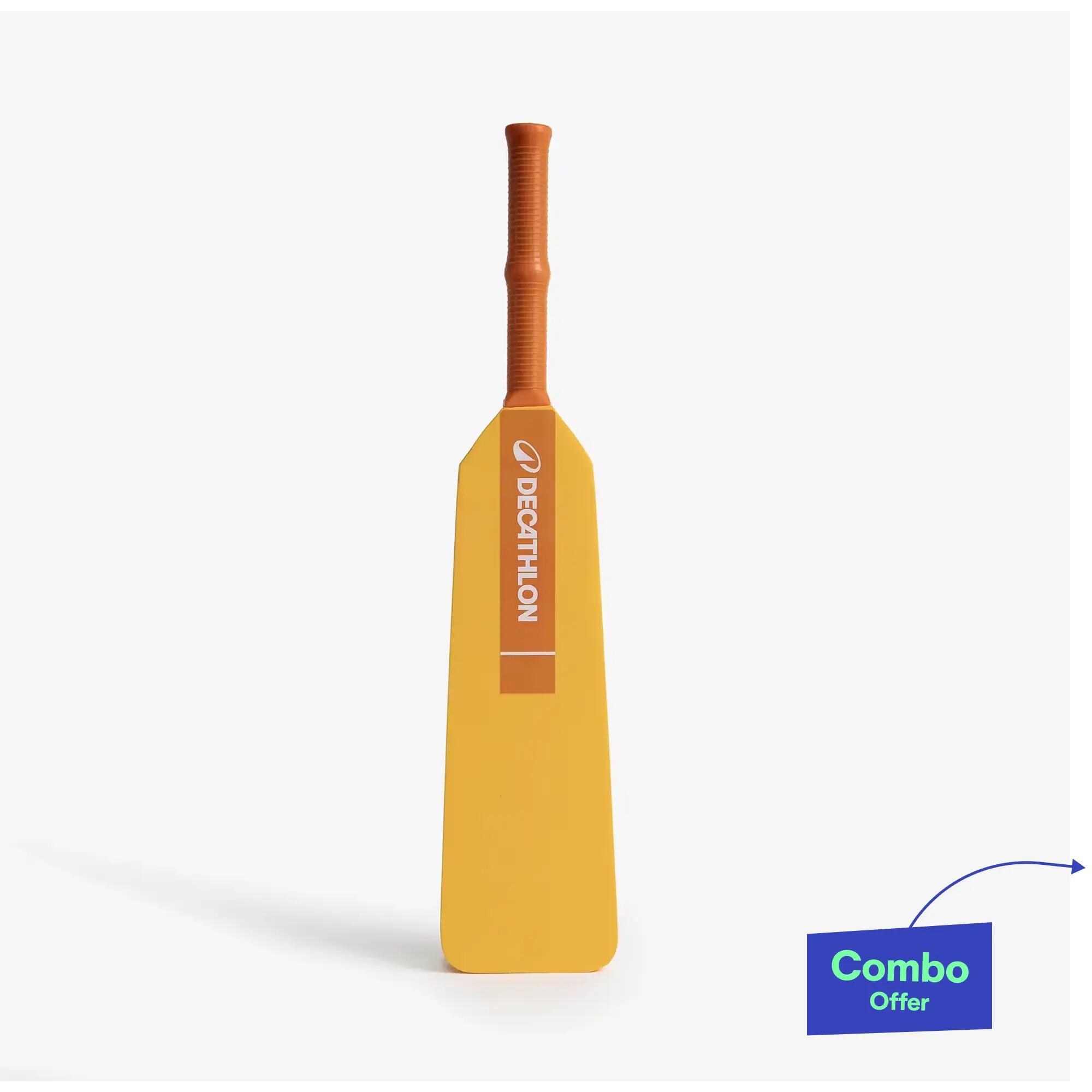 Kids Foam Cricket Bat Size 0 Tennis Ball Bat MY FIRST BAT - Yellow -  1