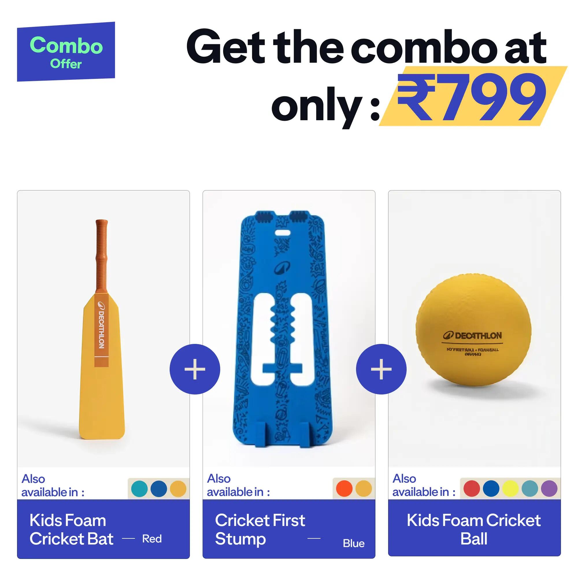 CRICKET FIRST STUMP ORANGE -  2