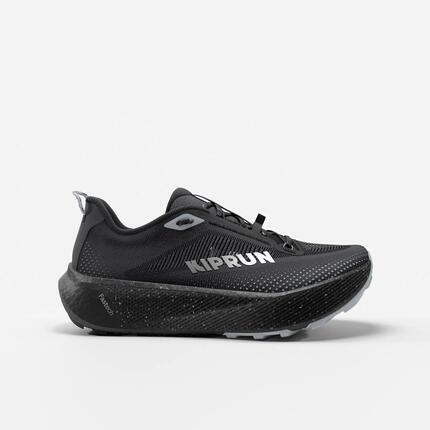 Hardloopschoenen voor de weg en voor trails heren Kipride gravel beige oranje