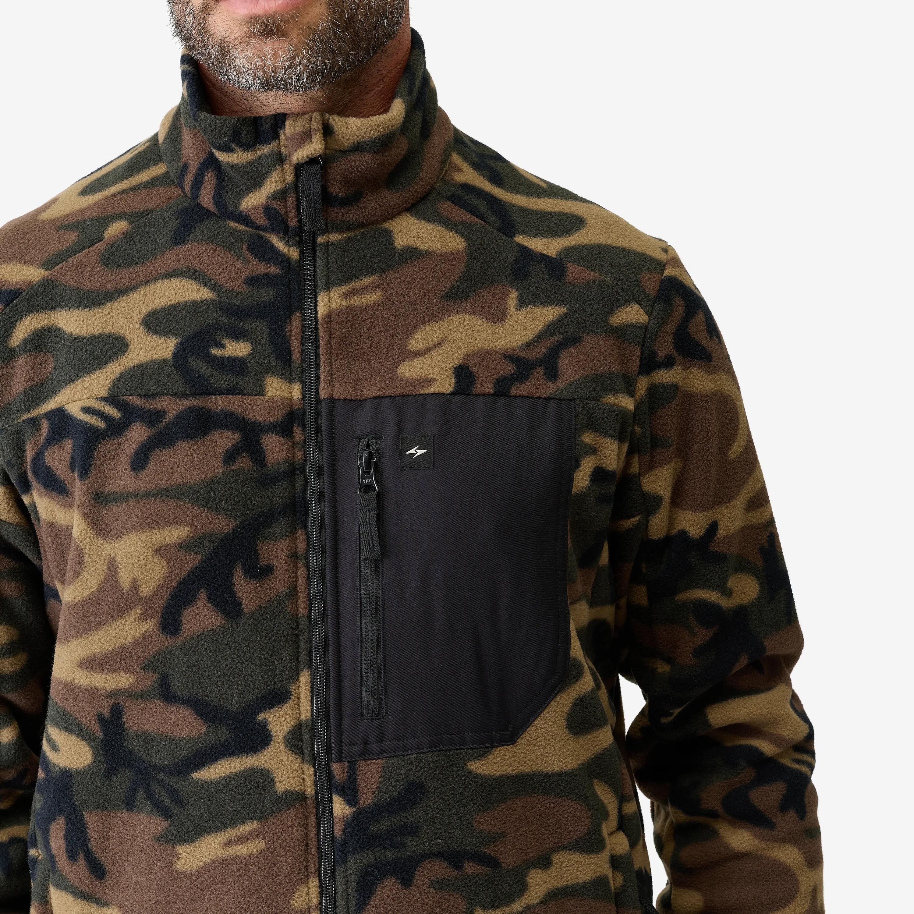 HUNTING FLEECE CAMOUFLAGE 500 3/6