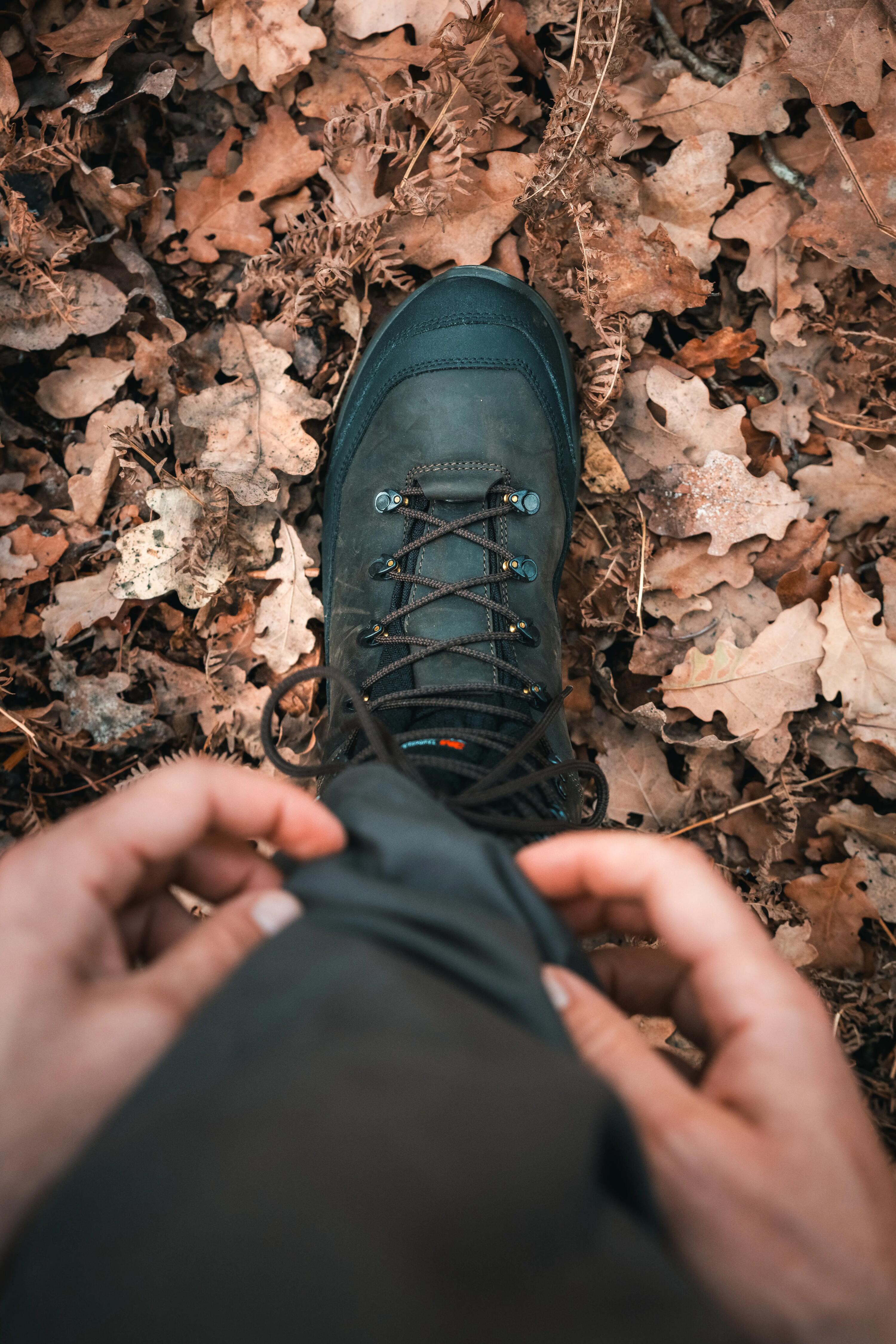 Botas Caza Solognac Crosshunt 540 Adulto Marrón Piel Cálidas Impermeables 14/14