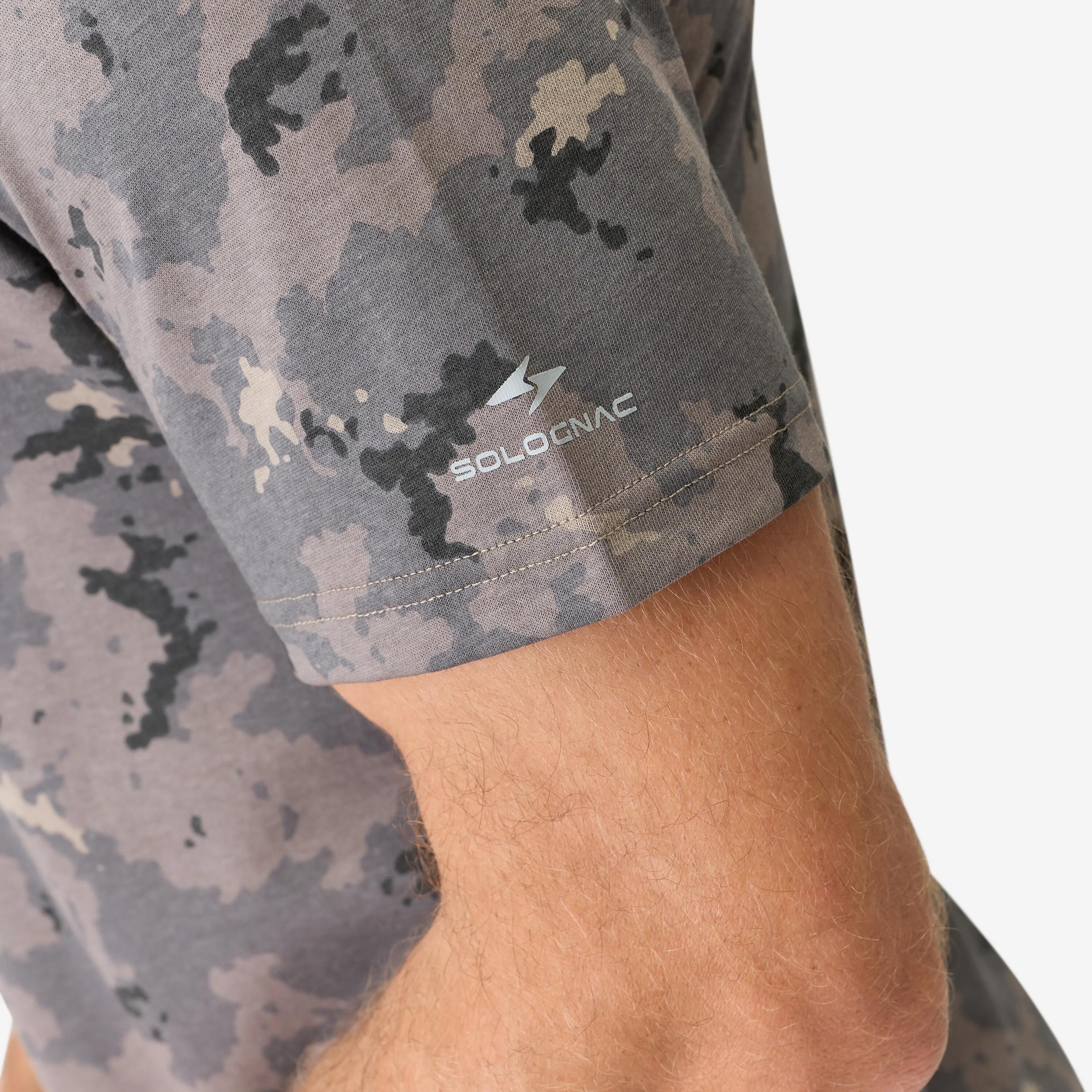 T-SHIRT RESISTANT 100 CAMO ISLAND NOIR 5/5