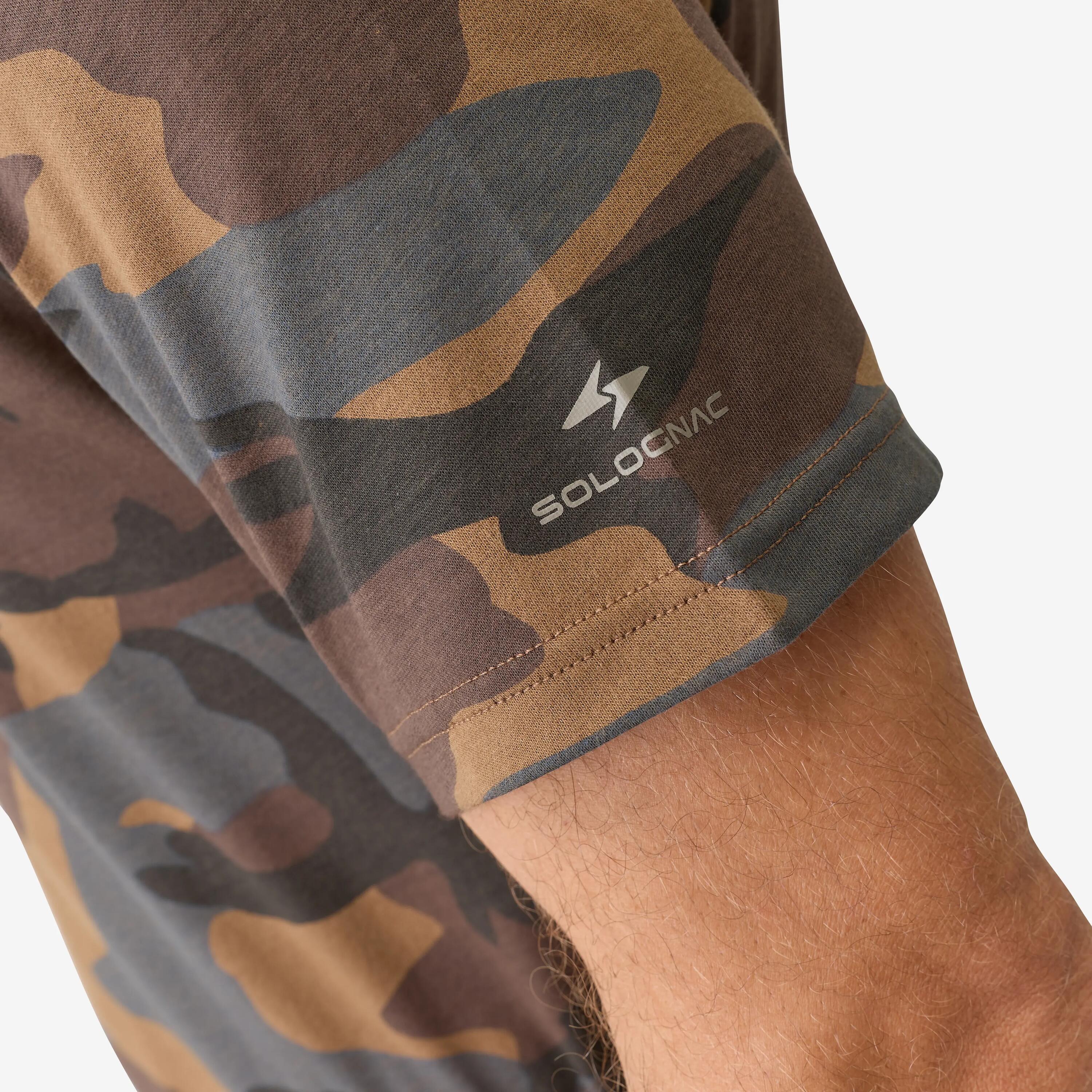 T-SHIRT RESISTANT 100 CAMO WOODLAND VERT 5/5