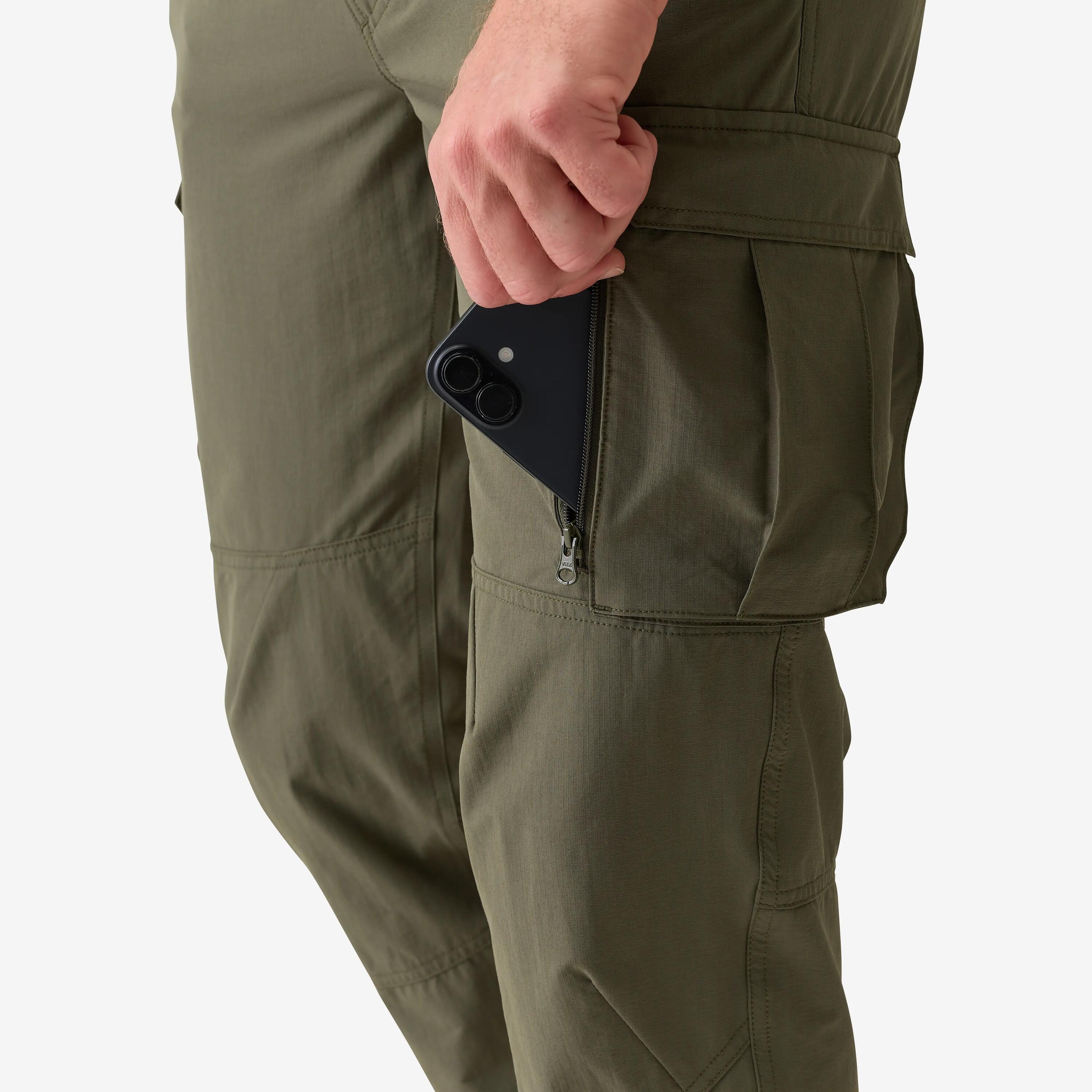 LIGHTWEIGHT AND BREATHABLE TROUSERS 500 GREEN 6/6