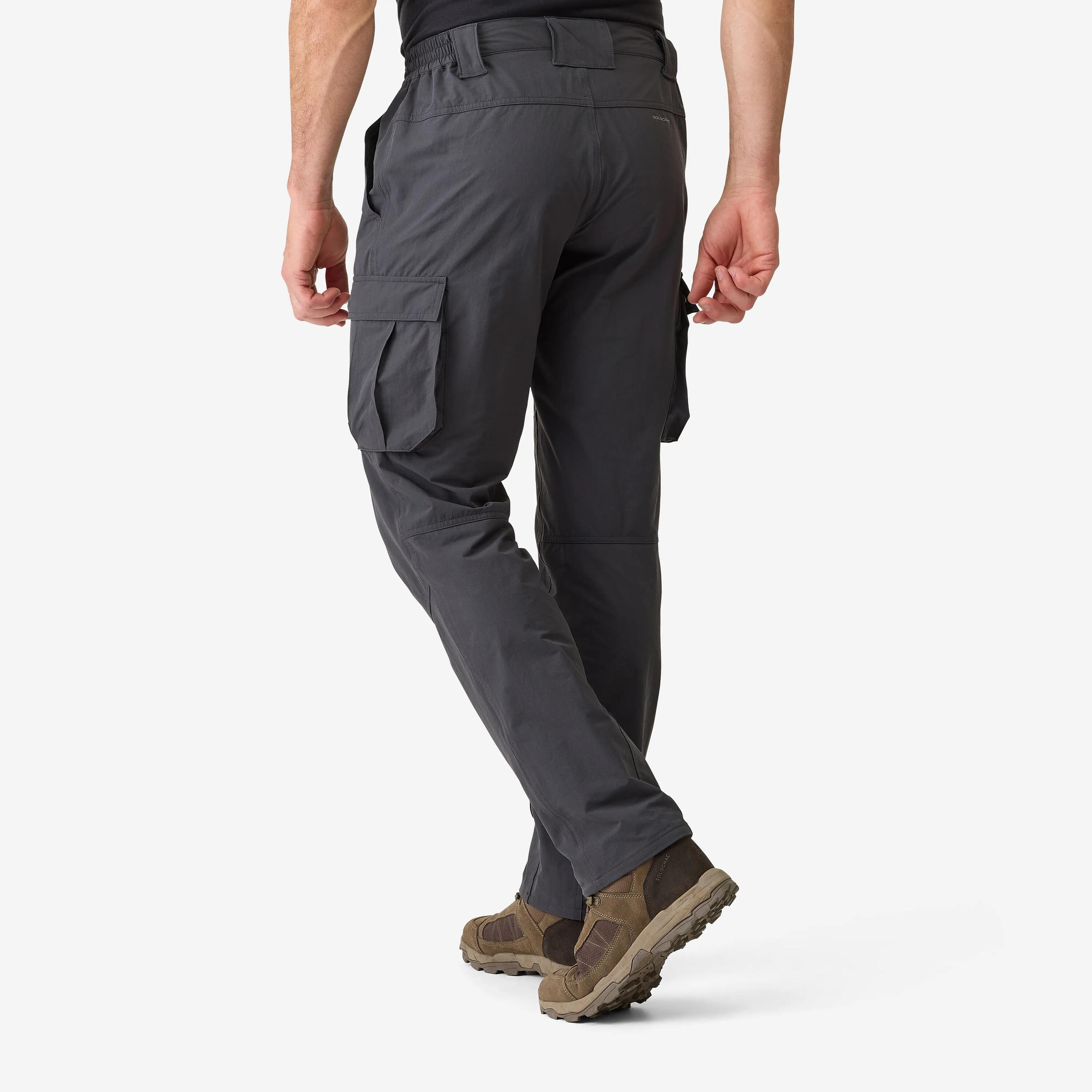 Pantalón Solognac 500 Adulto Gris Ligero Transpirable 2/5