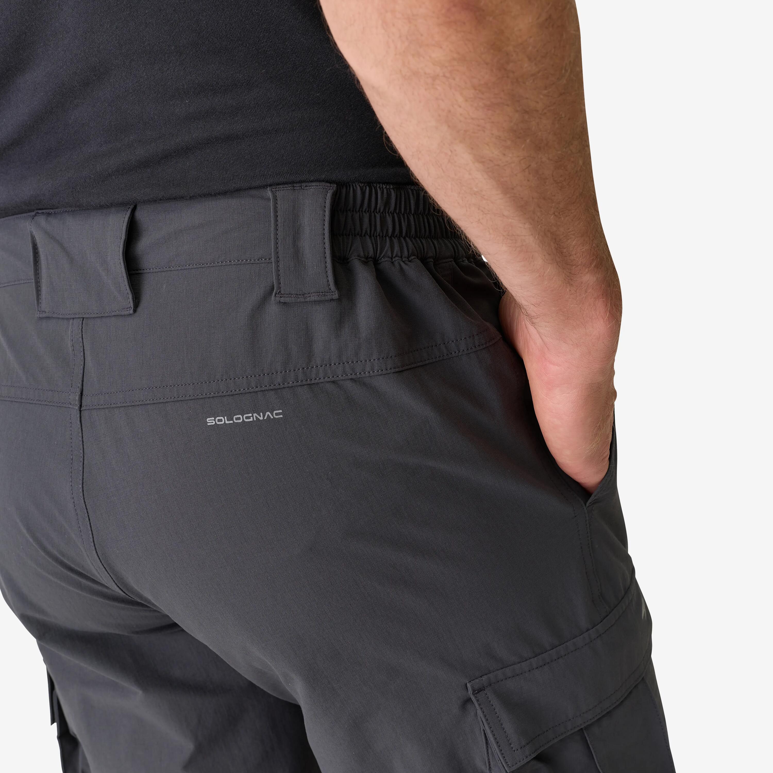 Pantalón Solognac 500 Adulto Gris Ligero Transpirable 3/5